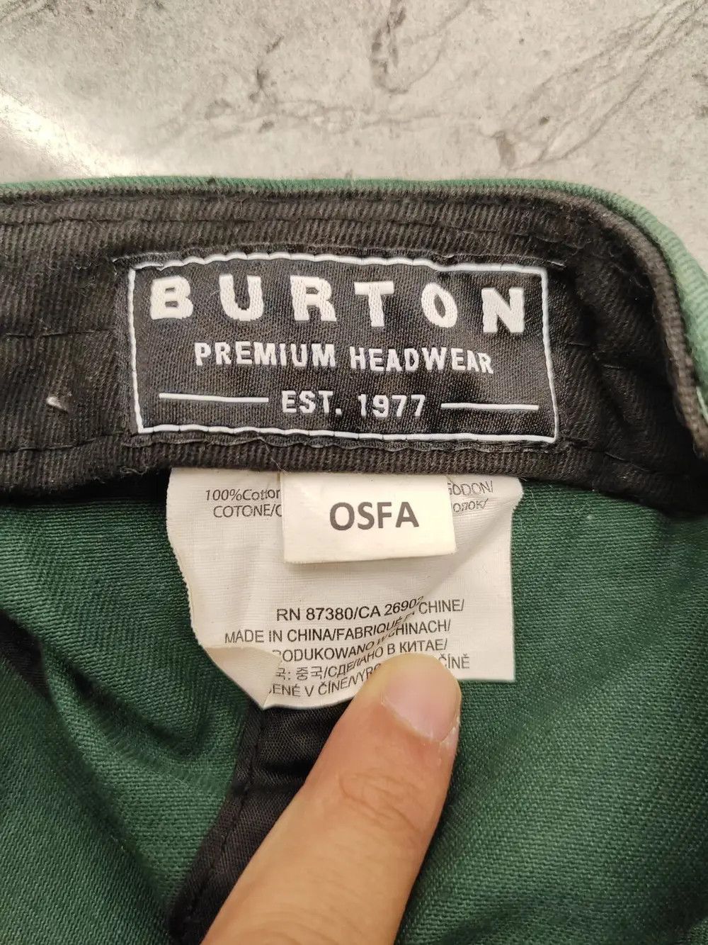 Japanese Brand Vintage Burton Cap Hat Size ONE SIZE - 5 Thumbnail