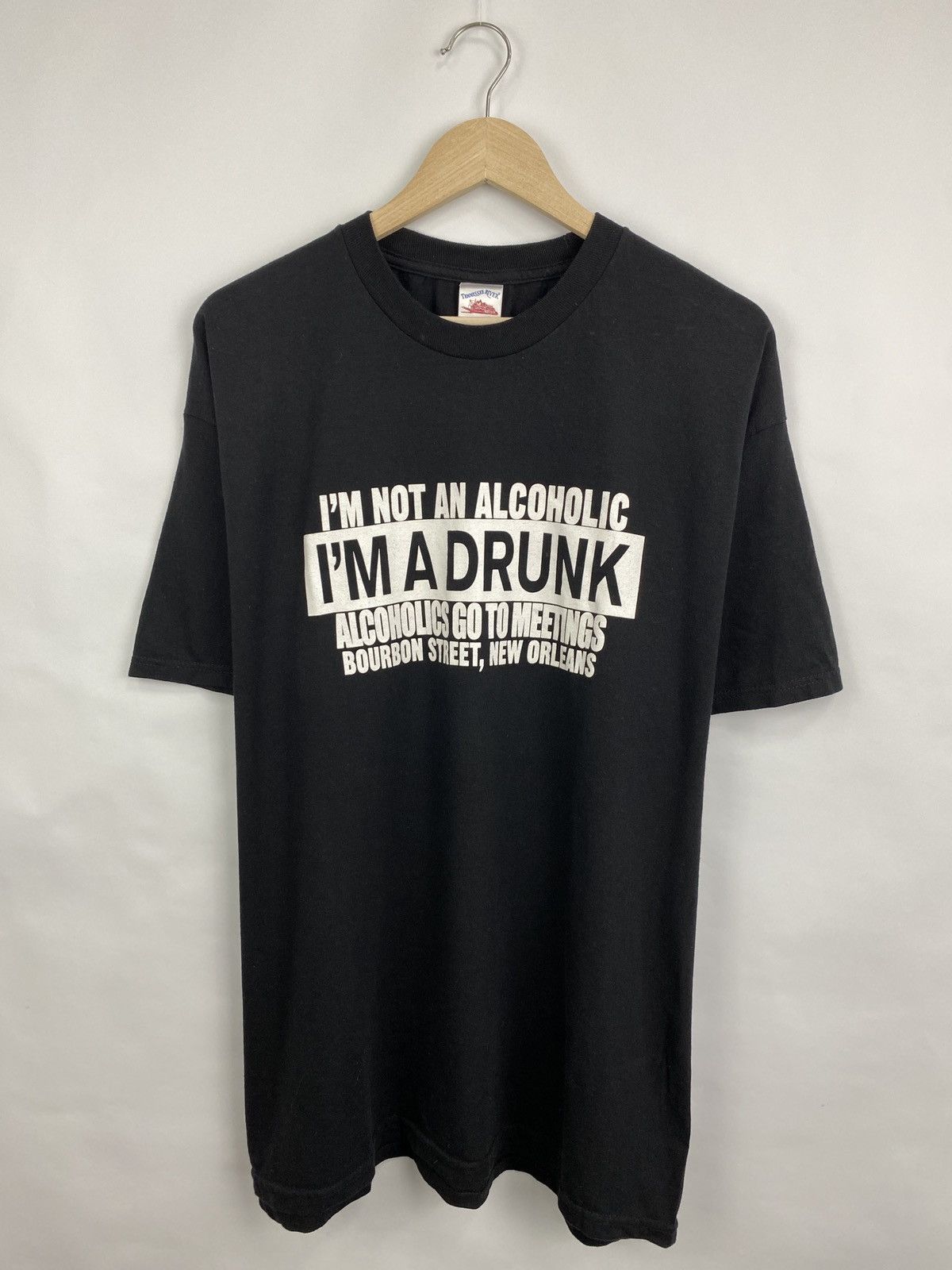 4GSELLER Vintage 90s I’m not an Alcoholic Retro Rare Y2K Humor Hype Size US XL / EU 56 / 4 - 3 Thumbnail