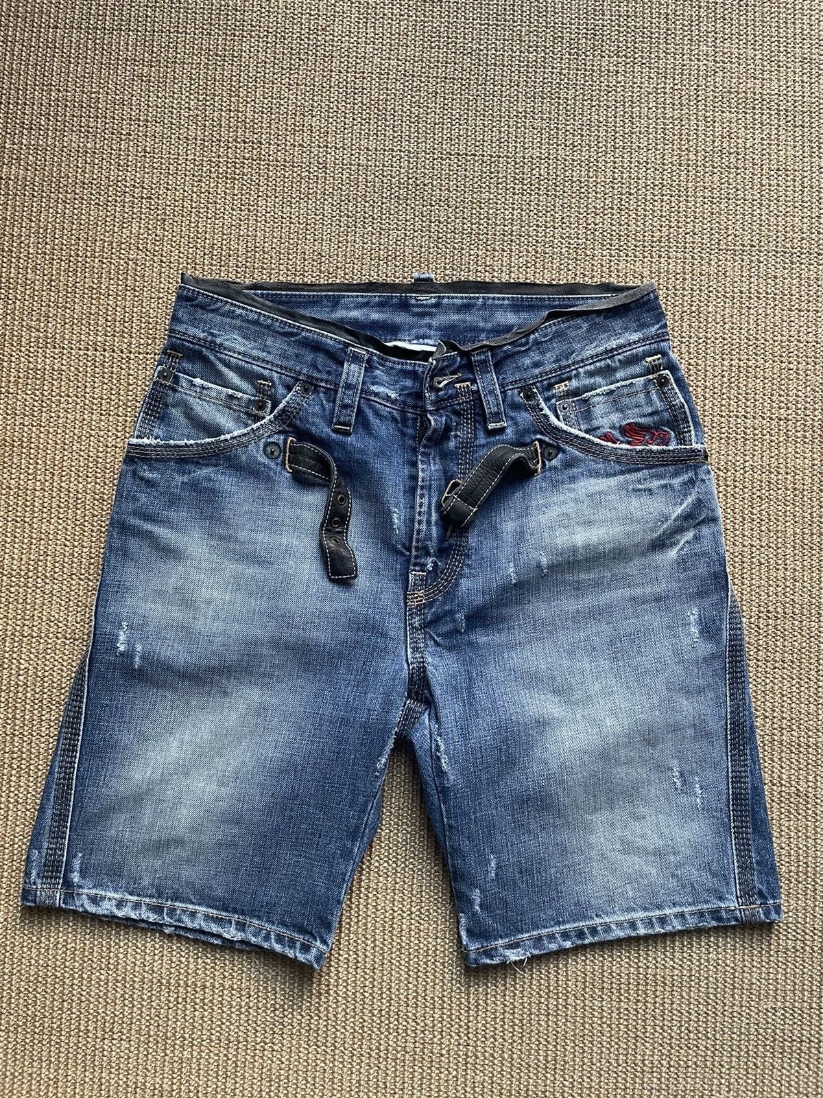 image of Dsquared2 Denim Shorts in Blue, Men's (Size 29)