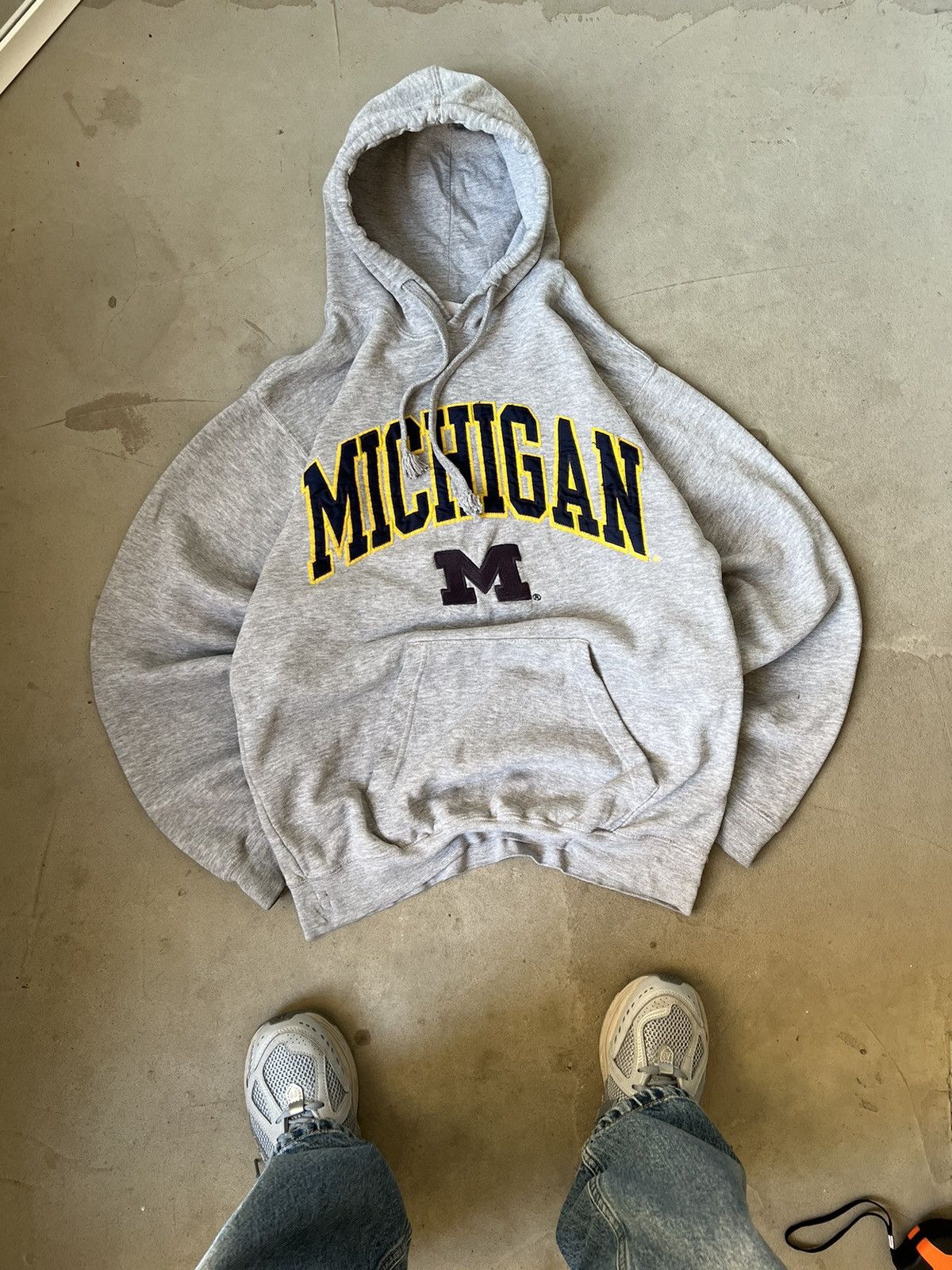 Vintage Vintage hoodie 90s Michigan reebok vintage Size US M / EU 48-50 / 2 - 3 Thumbnail