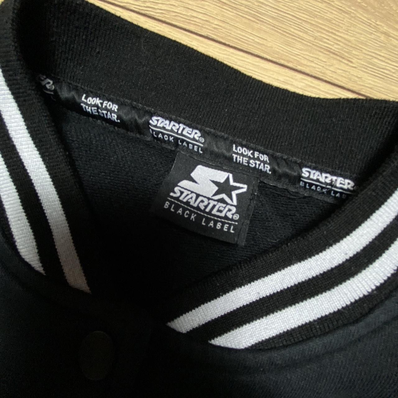 Starter 00s Starter Varsity Jacket Black/White S Size S / US 4 / IT 40 - 4 Thumbnail
