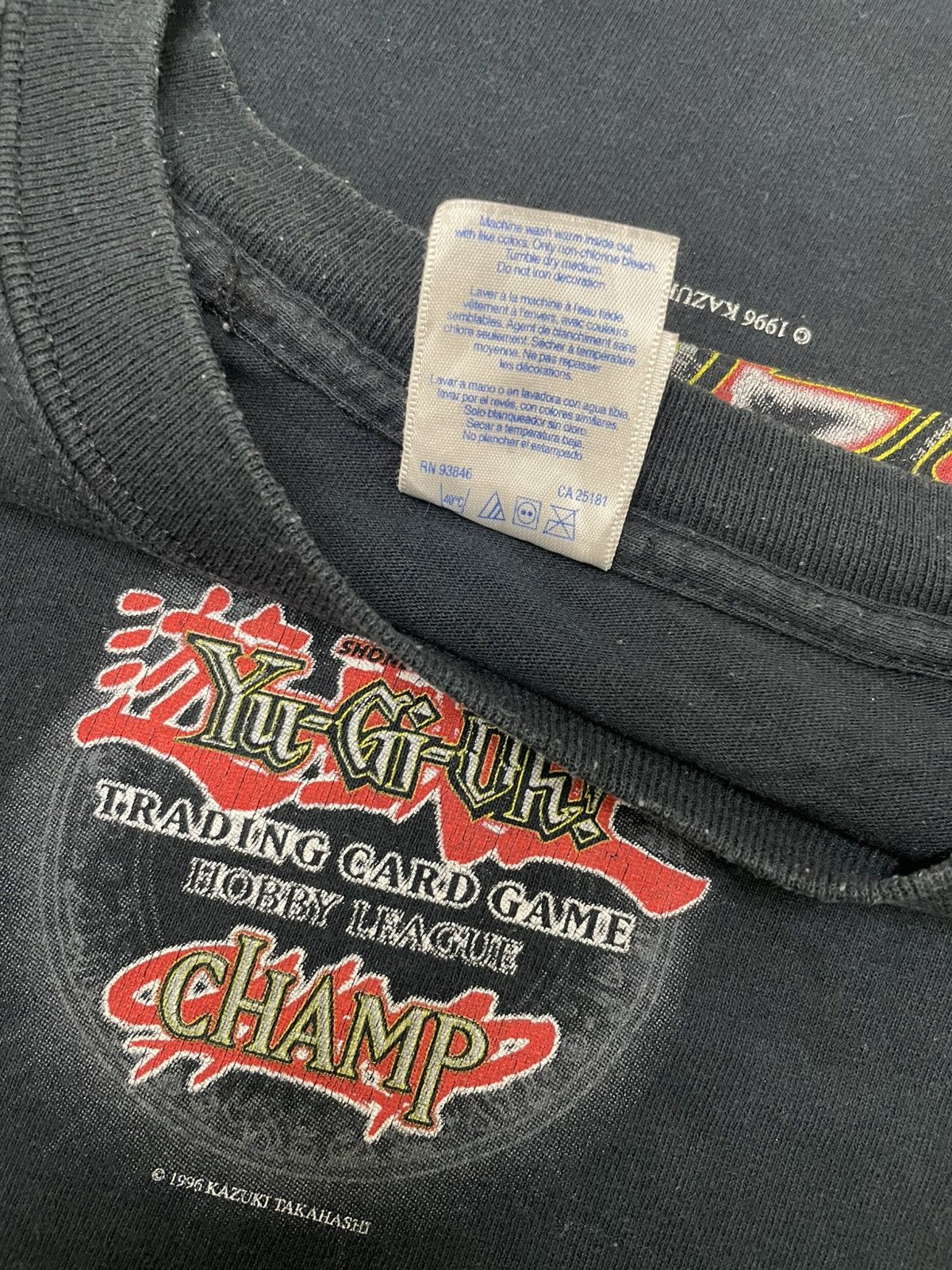 Cartoon Network × Vintage Vintage YU-GI-OH ! Card Game 1996 Kazuki Takahashi T-shirt Size US XL / EU 56 / 4 - 6 Thumbnail