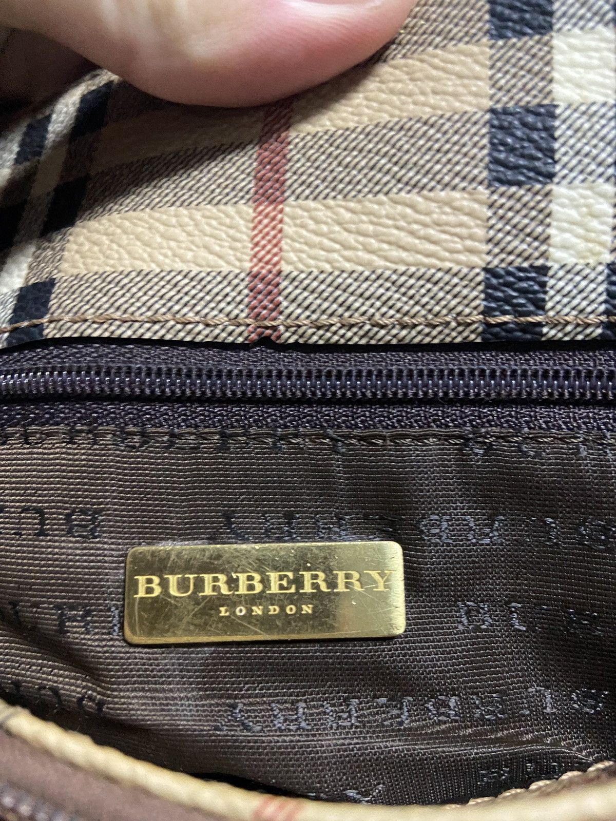 Burberry × Vintage Burberry nova check bag vintage canvas luxury Size ONE SIZE - 7 Thumbnail