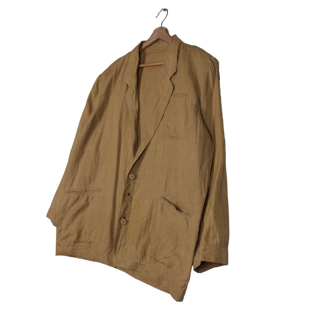 Issey Miyake Vintage Bomber Chore Jacket Tete Homme Katoh Kazutaka Japan Size US L / EU 52-54 / 3 - 2 Thumbnail