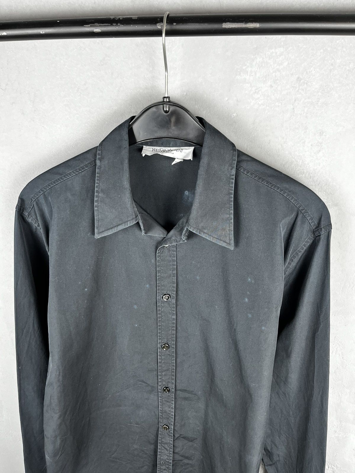Vintage × Yves Saint Laurent Yves Saint Laurent Shirts button up pour homme Size US L / EU 52-54 / 3 - 2 Thumbnail