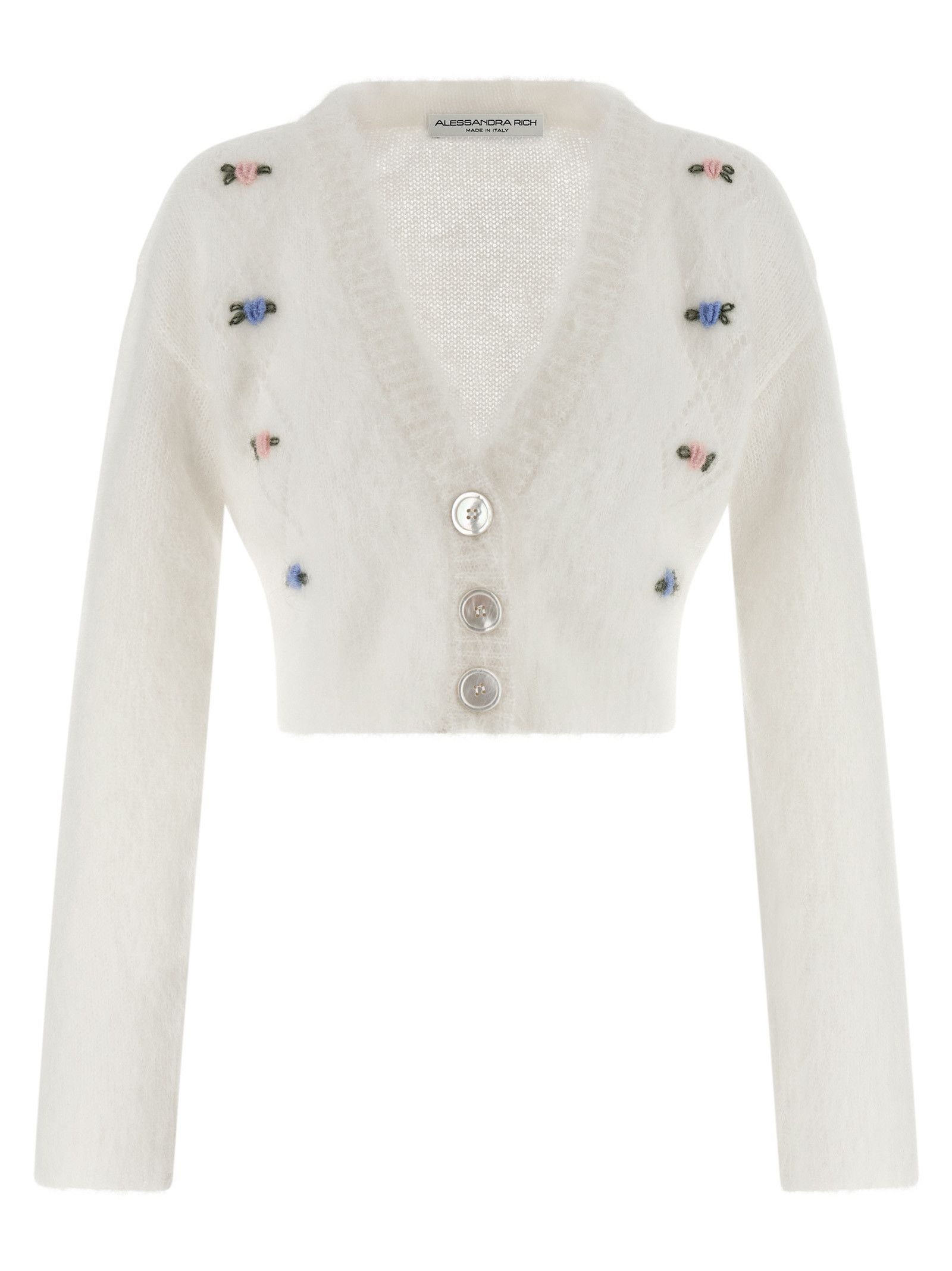 'Carded Mohair' cardigan