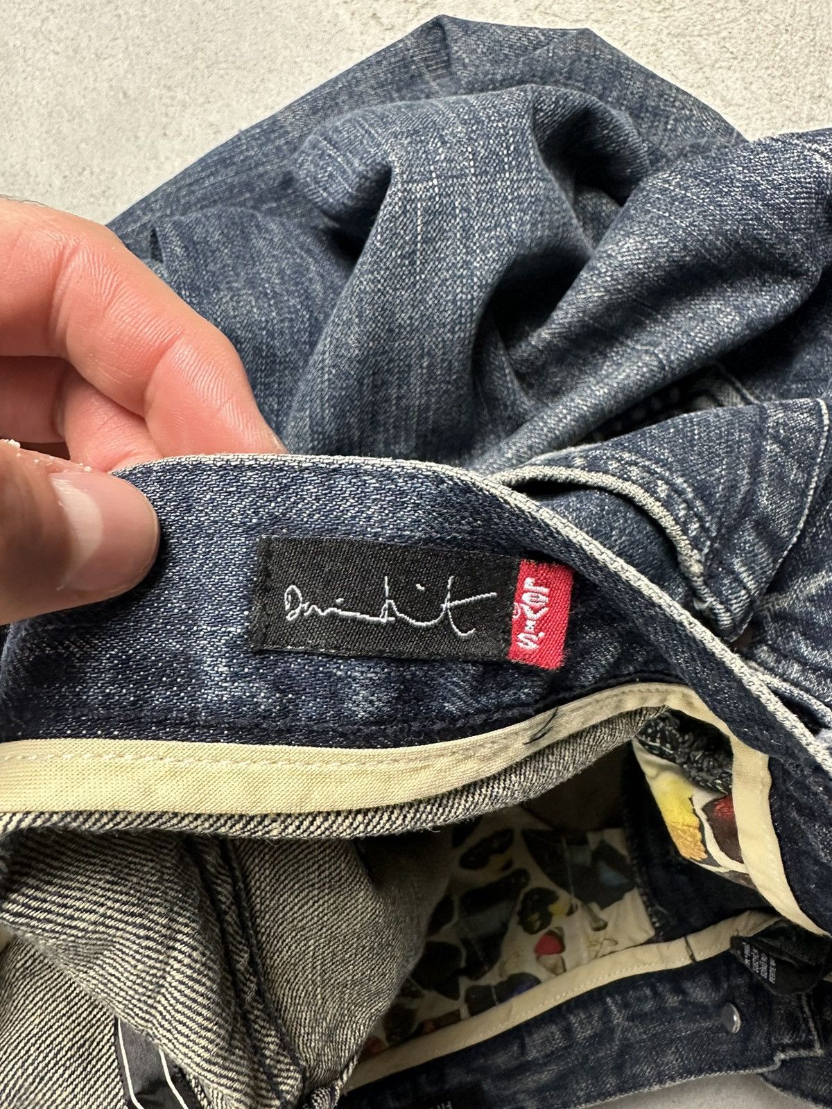 Damien Hirst × Levi's Levi's x Damien Hirst - FW08 Skull Patch Jeans Size US 31 - 10 Thumbnail