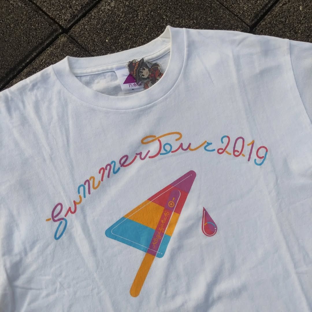 Band Tees Nogizaka46 Summer Tour 2019 Tee Size US L / EU 52-54 / 3 - 4 Thumbnail