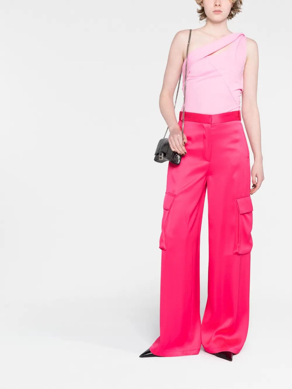 Versace o1y0226 Cargo Pant in Fuchsia Size 27" / US 4 / IT 40 - 2 Thumbnail