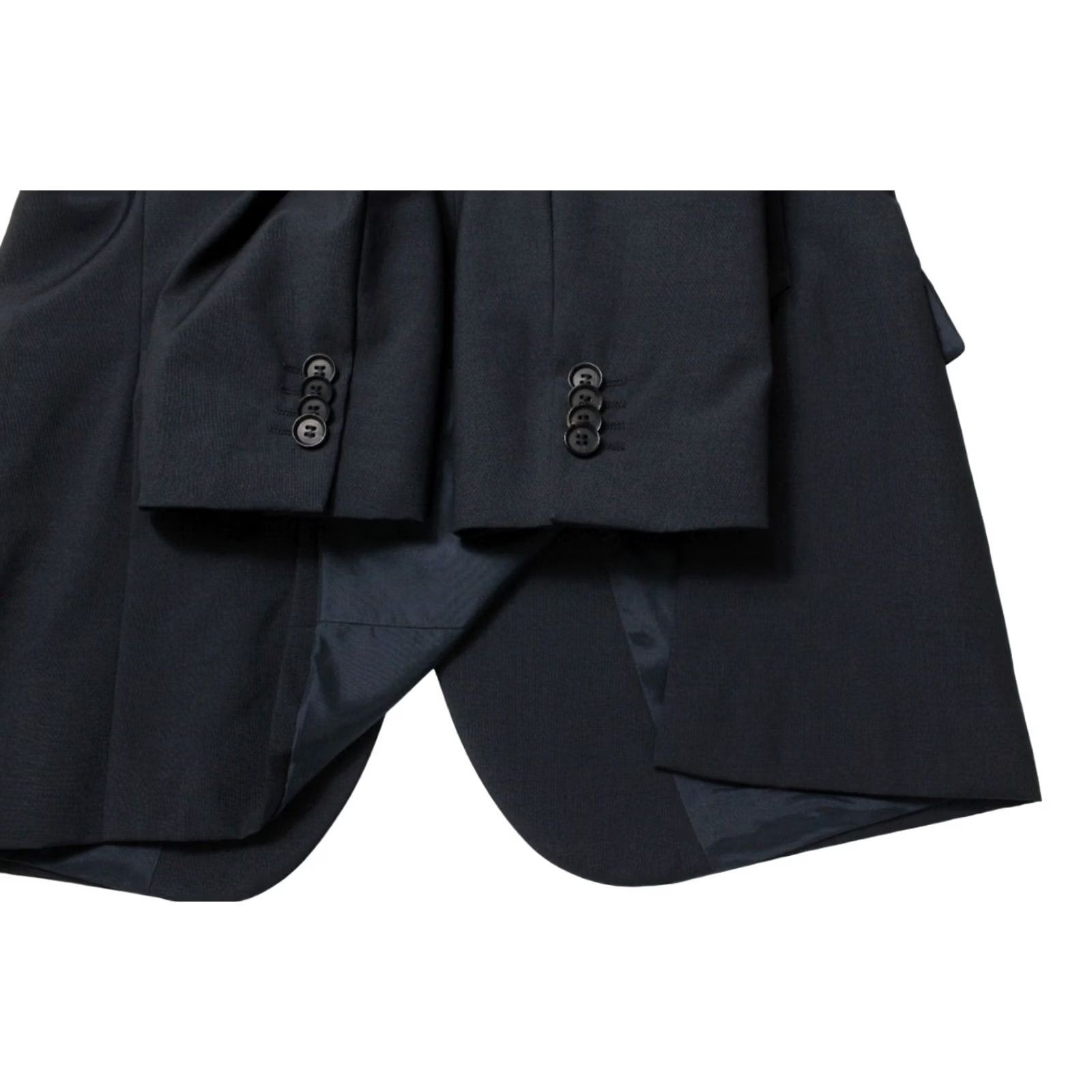 Hugo Boss HUGO BOSS Blazer Men US 38L Single Breasted Wool Notch Lapel Blazer Men Black Wool Jacket Notch Lapel 2 Buttons, Regular, Big & Tall Size 38R - 6 Thumbnail