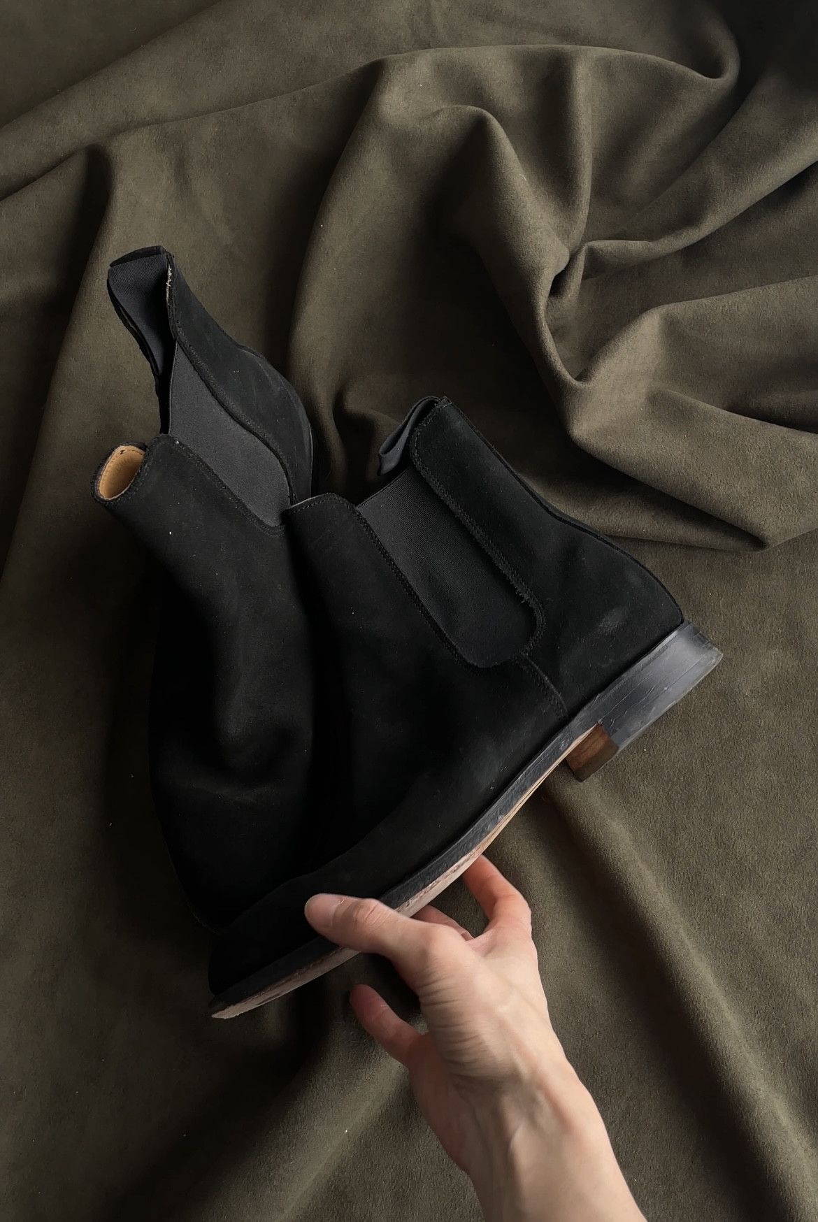 Alfred Sargent Suede Chelsea Boots Size US 7 / IT 37 - 5 Thumbnail
