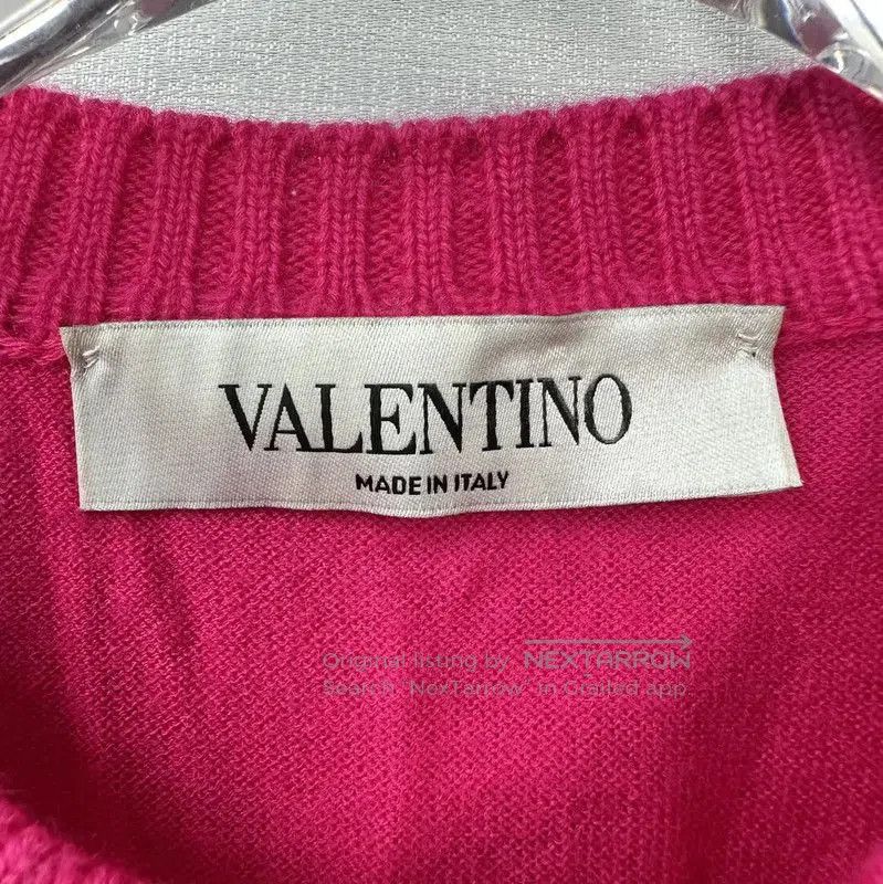Valentino Valentino Pink Lace Long Sleeve T-Shirt . Size S / US 4 / IT 40 - 4 Thumbnail
