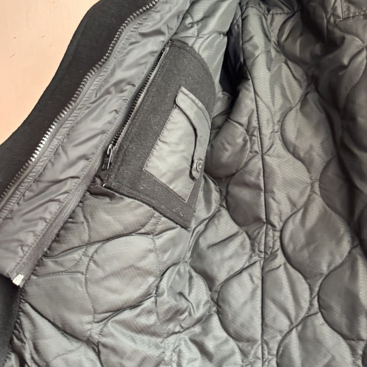 Schott Schott Cyclone 2 Peacoat Black MA-7 AER Military Wool Jacket Size US L / EU 52-54 / 3 - 7 Thumbnail