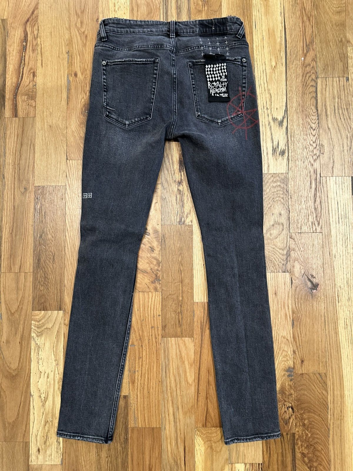 Ksubi Ksubi Plain Faded Black Denim Jeans Size 31 Size US 31 - 2 Thumbnail
