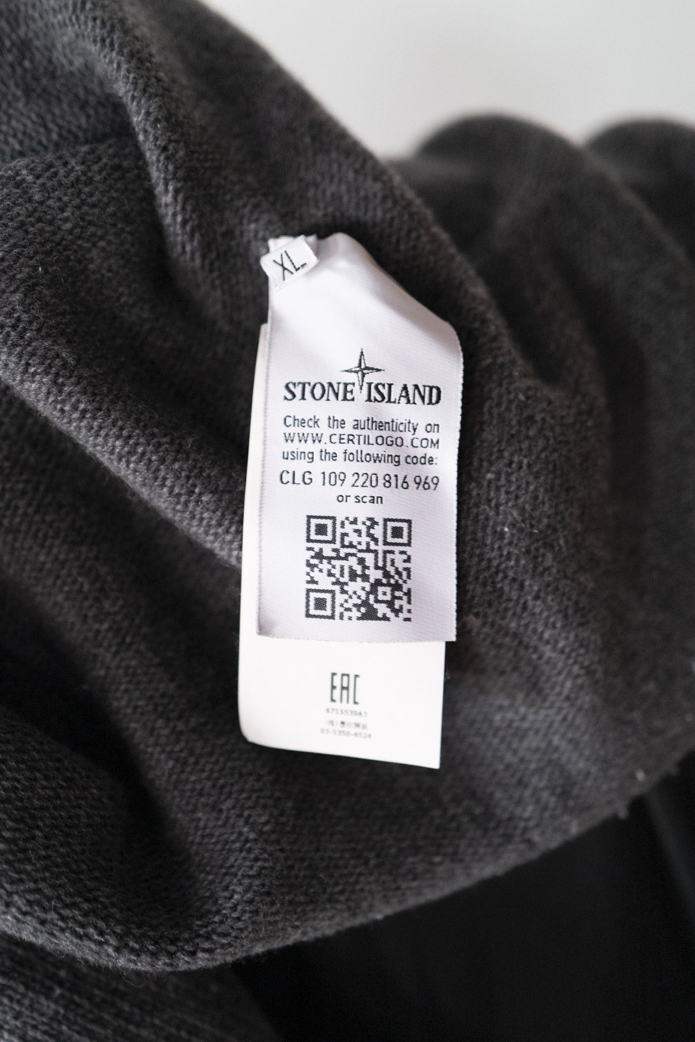 Stone Island STONE ISLAND KNIT SWEATER GREY SZ XL Size US XL / EU 56 / 4 - 8 Thumbnail