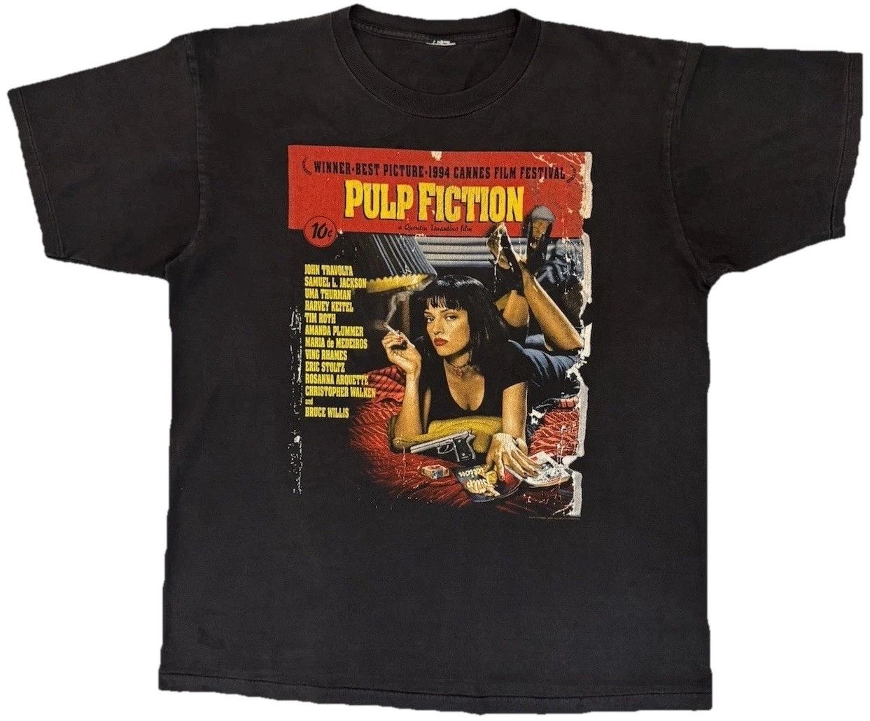 Other Vintage 1994 Pulp Fiction Quintin Tarantino Tee Shirt S Size US XL / EU 56 / 4 - 1 Thumbnail