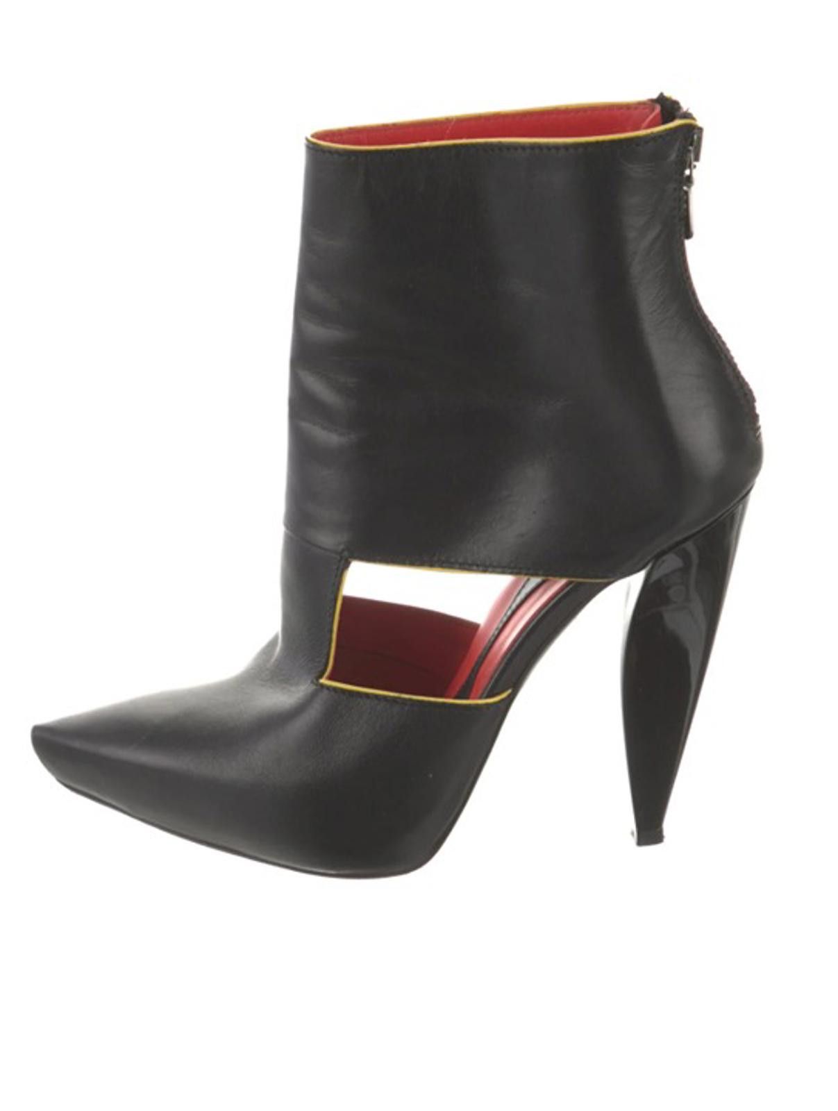 Other McQ Alexander McQueen Leather Cutout Boots - SIZE 7 Size US 7 / IT 37 - 1 Thumbnail