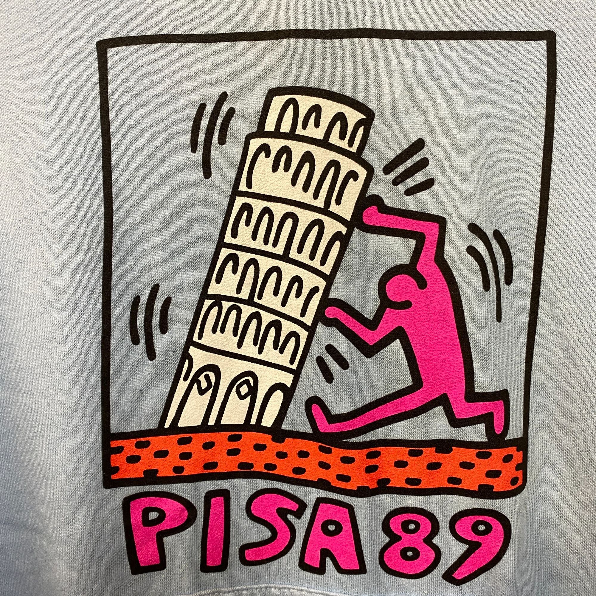 Keith Haring Keith Haring Hoodie Sweatshirt Mens Small Blue Pisa 89 Art Size US S / EU 44-46 / 1 - 2 Thumbnail