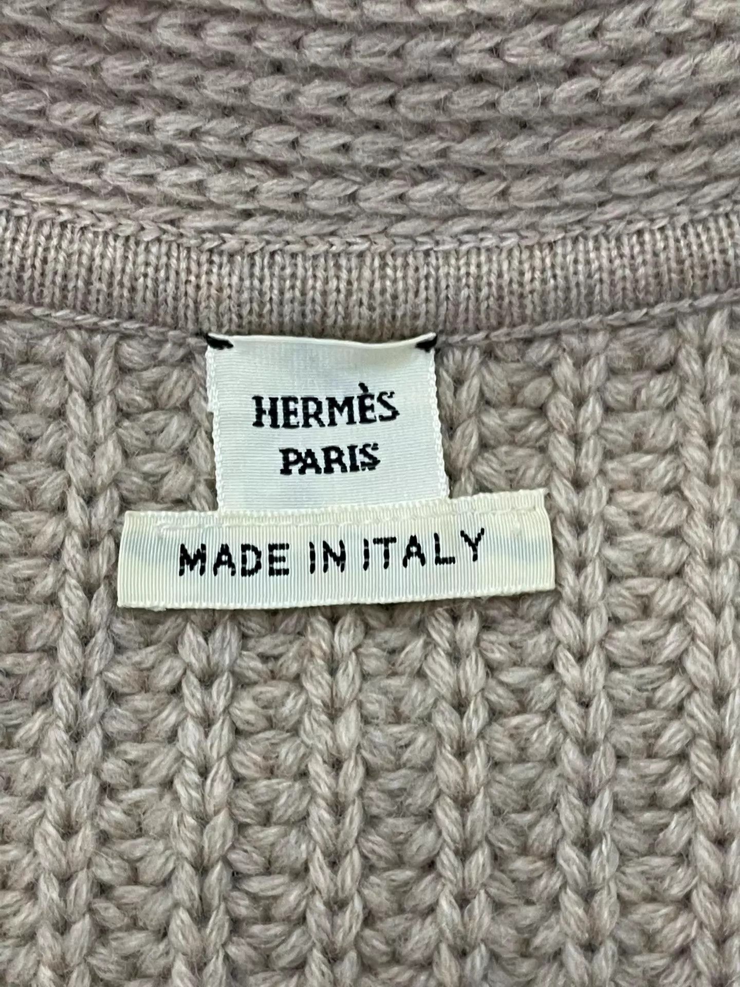 Hermes Hermes silk printed cashmere blend cardigan size 36 Size XS / US 0-2 / IT 36-38 - 4 Thumbnail