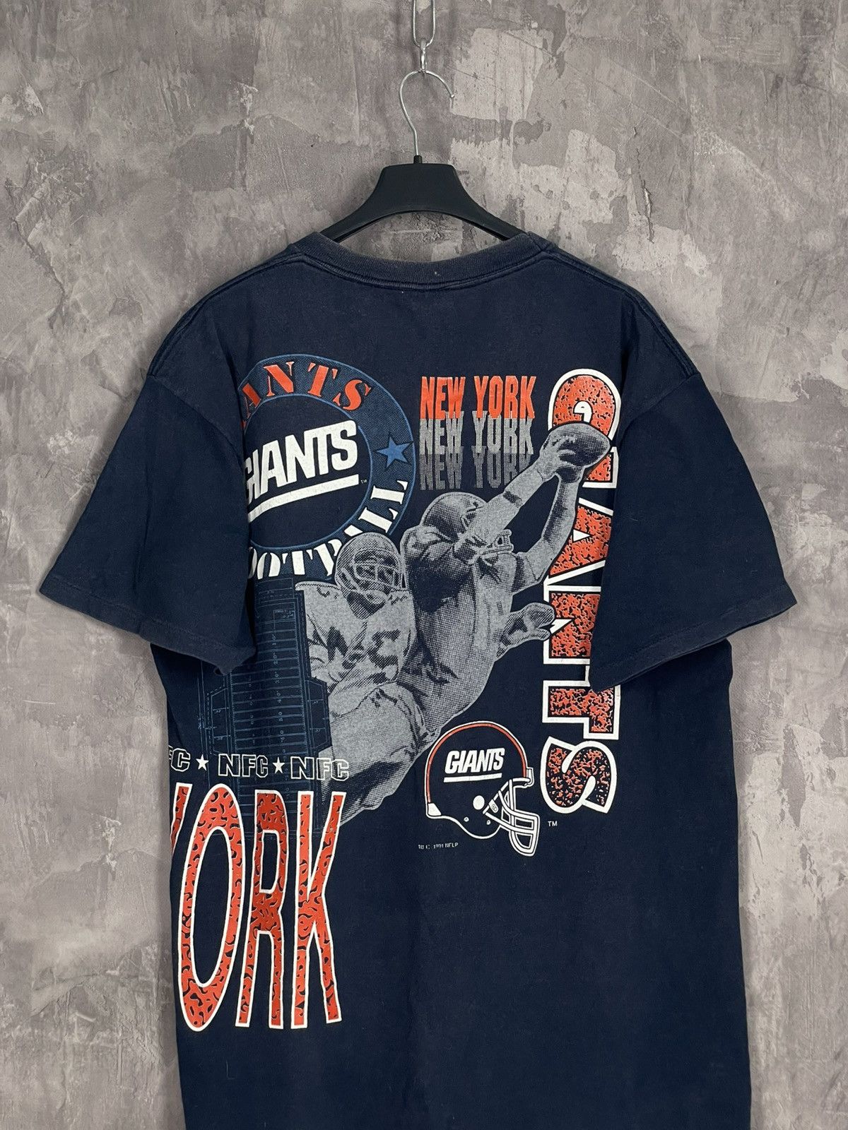 NFL × Vintage 🇺🇸🏈 Vintage New York Giants Football T-shirt rare Y2K Size US XL / EU 56 / 4 - 9 Thumbnail