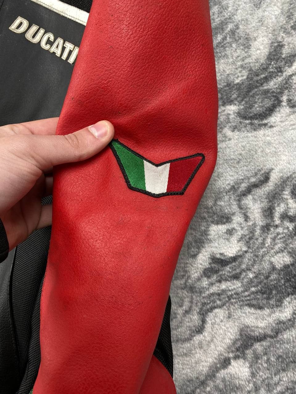 Ducati Ducati Leather Moto Jacket Men Size L Black/ Red Size US L / EU 52-54 / 3 - 8 Thumbnail