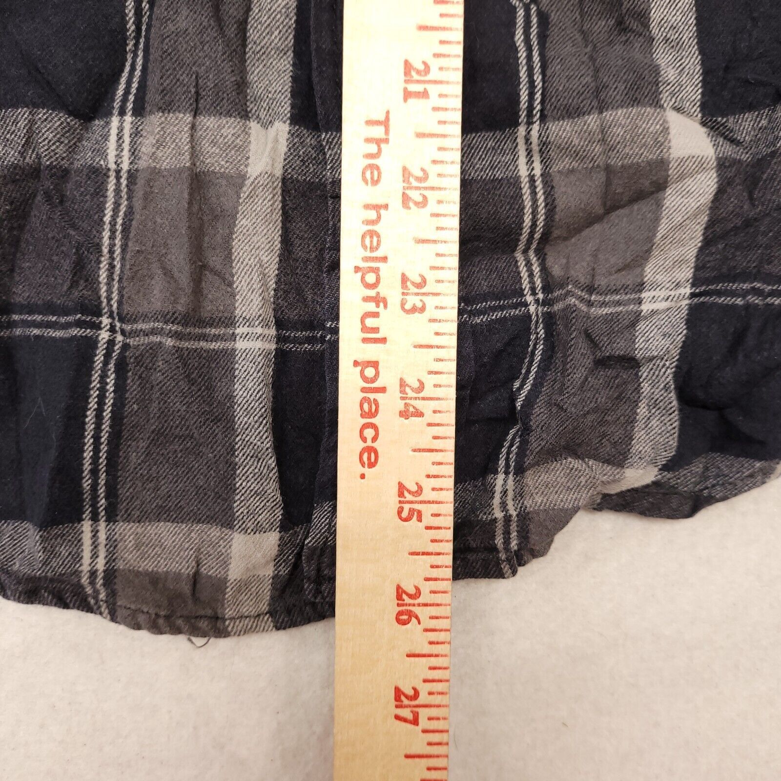 Arizona Jean Co. Arizona Jean Co Gingham Flannel Shirt Mens Size Small S Gray Size US S / EU 44-46 / 1 - 8 Thumbnail