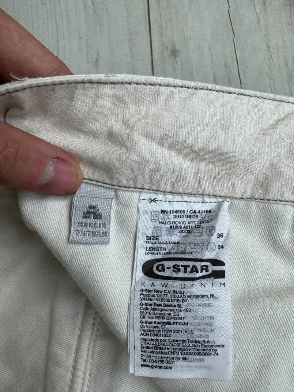 G-Star Vintage G-Star Raw Halo Rovic Art loose Cargo Pants Size US 36 / EU 52 - 9 Thumbnail