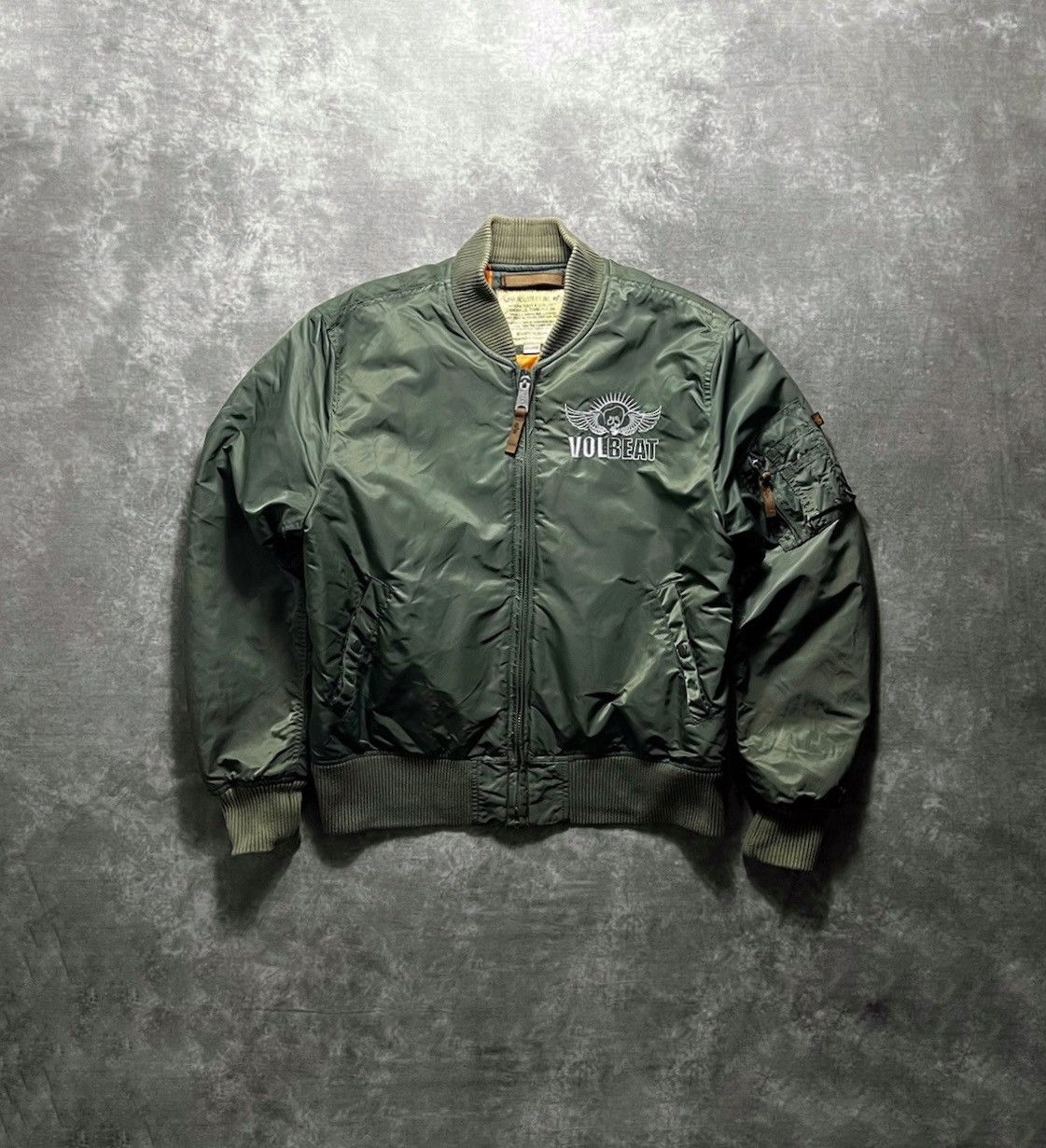 Alpha Industries x Volbeat ma1 Bomber Jacket–Limited Edition