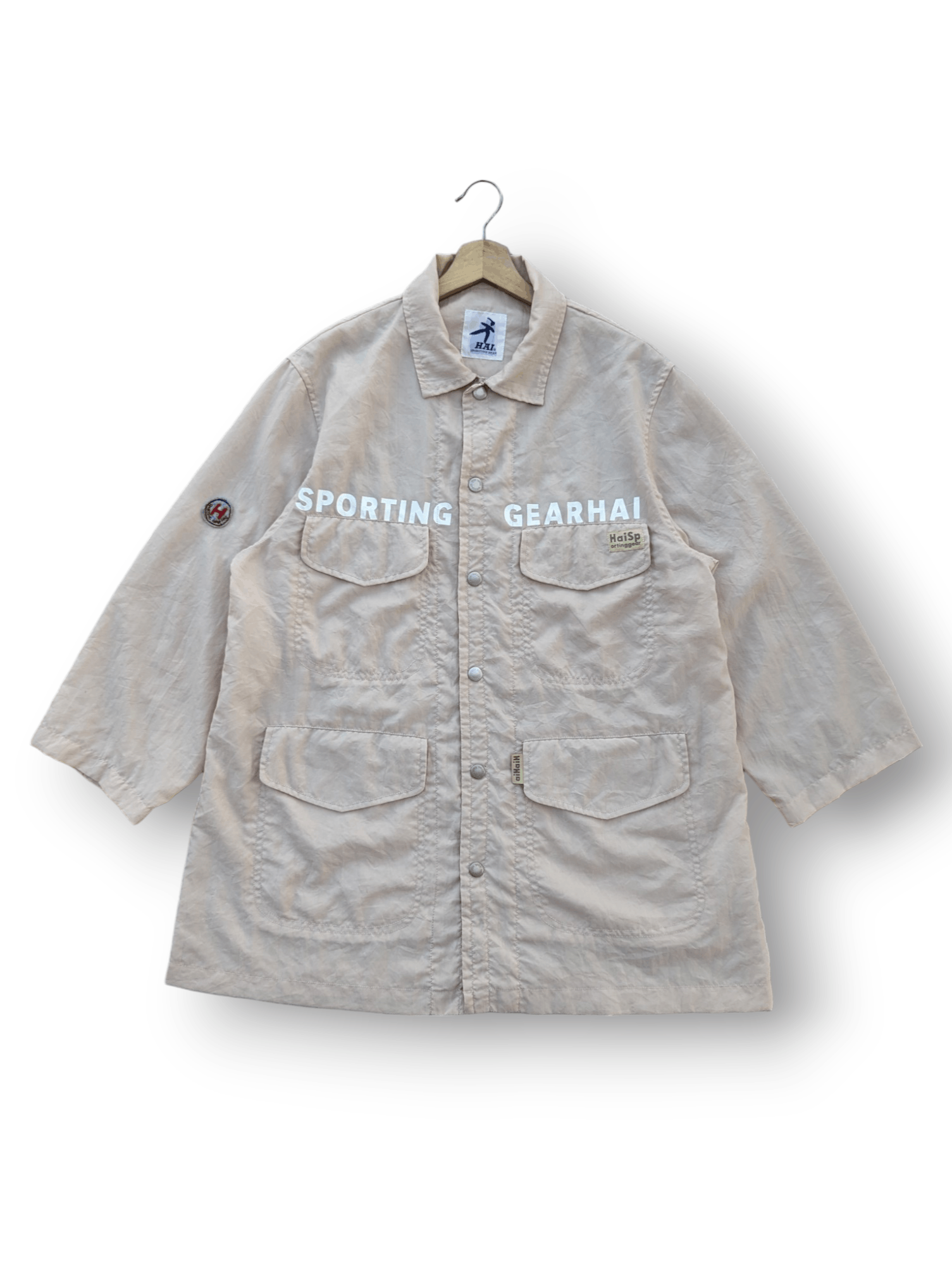 Rare 🔥 Issey Miyake Hai Sporting Gear Spell Out Jacket