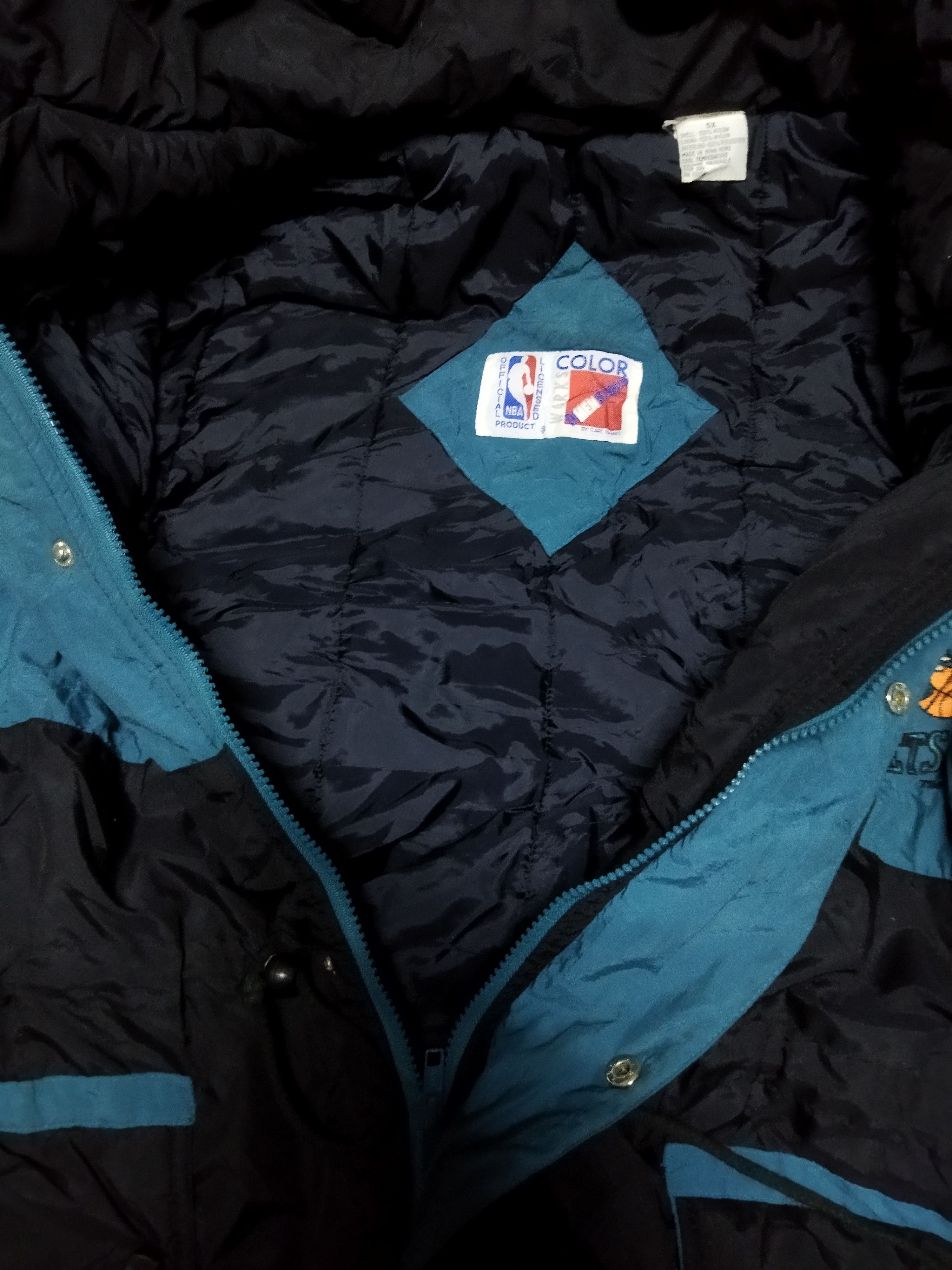 NBA × Vintage Vintage Charlotte Hornets Jacket Size US XXL / EU 58 / 5 - 5 Thumbnail