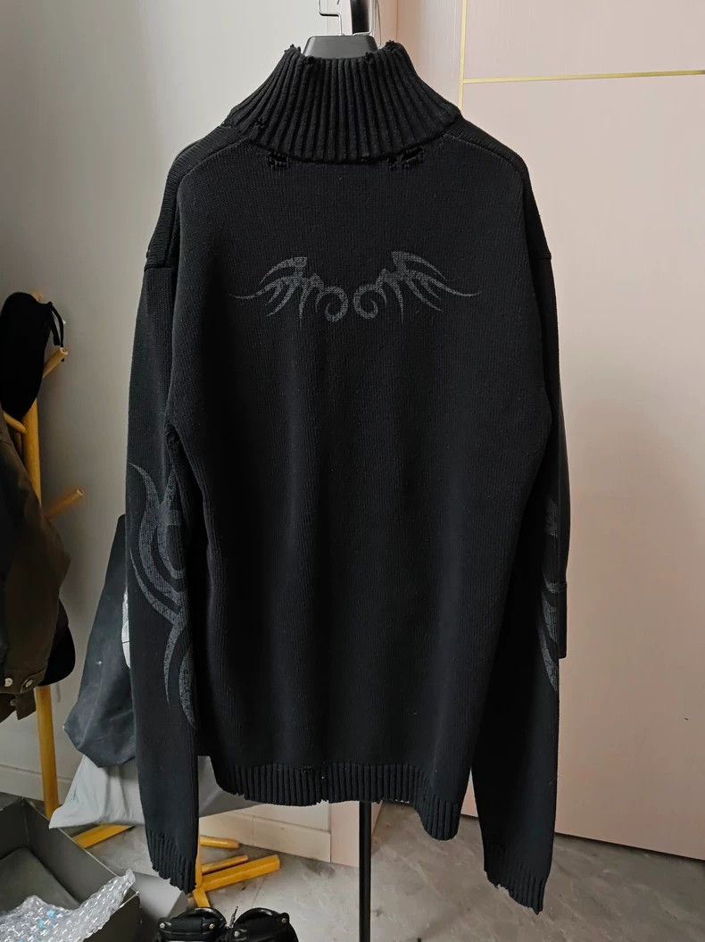 Balenciaga Balenciaga 24 Show Y2k Dragon Zipper Sweater 2502-Nextarrow Size US M / EU 48-50 / 2 - 3 Thumbnail