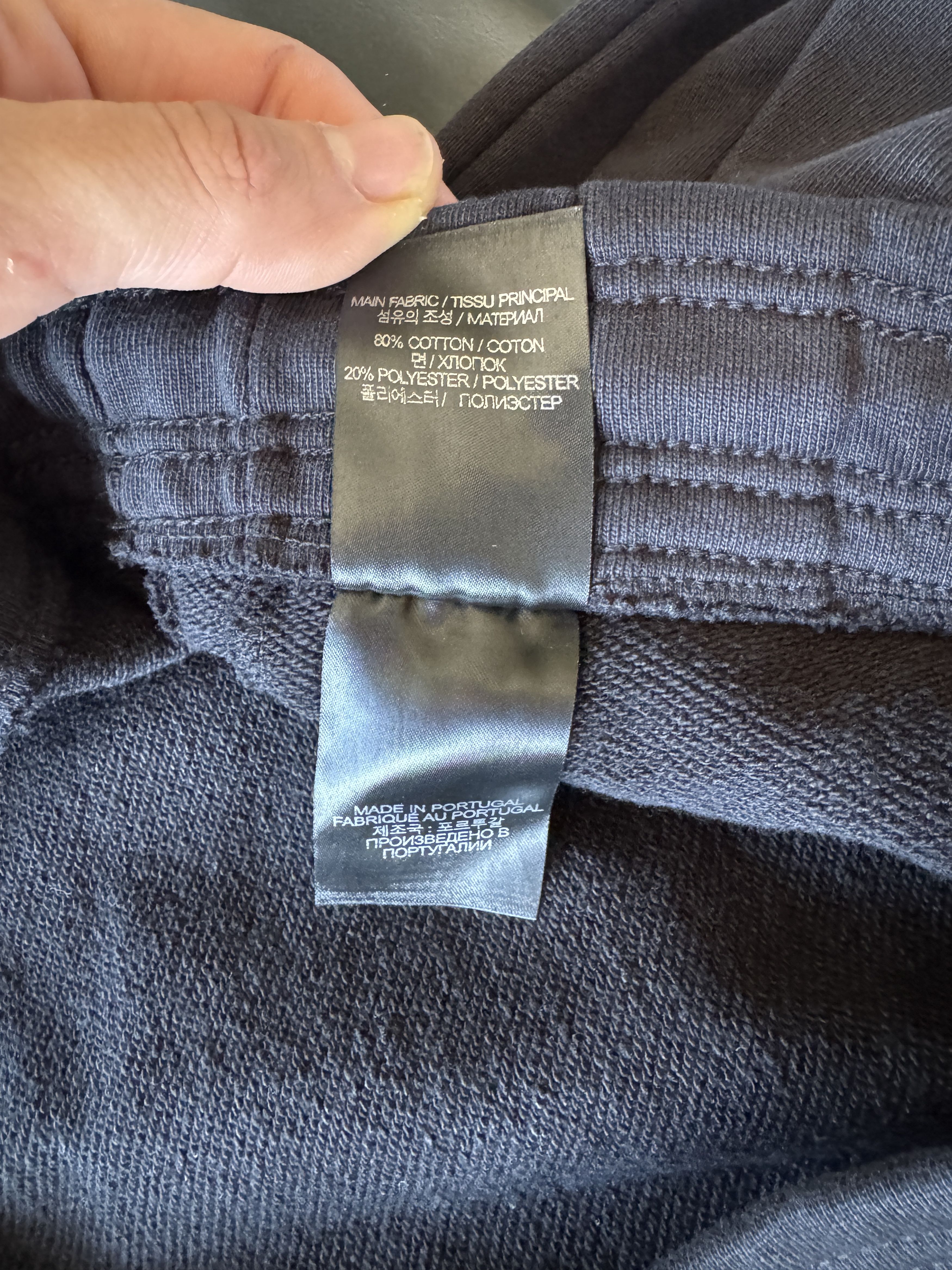 Vetements Wide Leg Panelled Cotton Blend Jersey Sweatpants Size US 30 / EU 46 - 24 Thumbnail