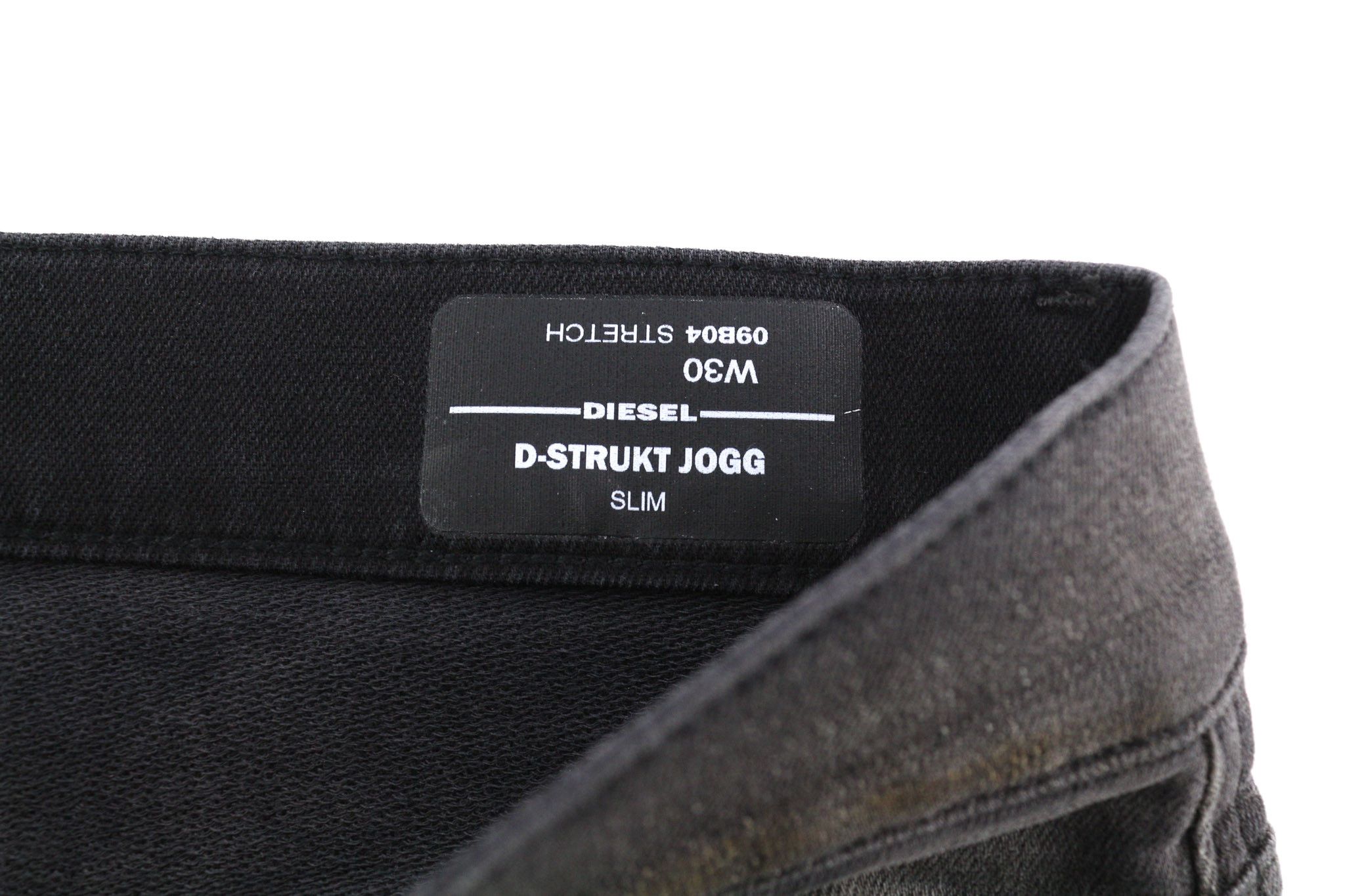 Diesel D-STRUKT JOGG 09B04 W30 Slim Stretch Black 40443 Size US 30 / EU 46 - 6 Thumbnail