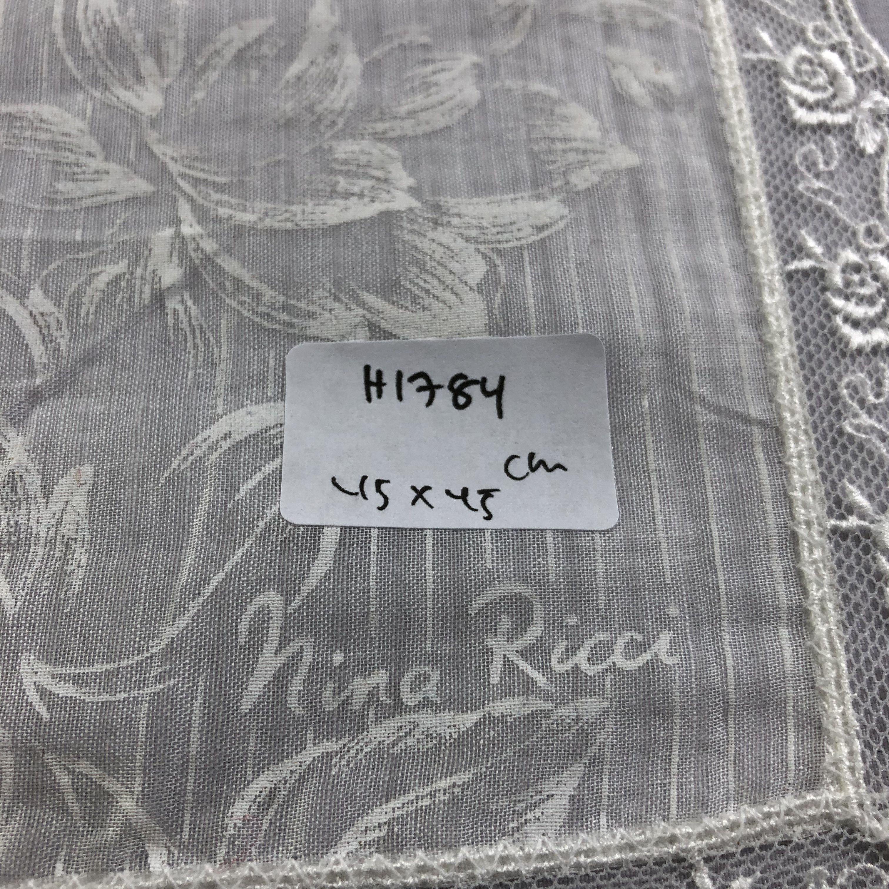 Other Nina Ricci Laces Handkerchief Neckerchief Bandana H1784 Size ONE SIZE - 10 Thumbnail