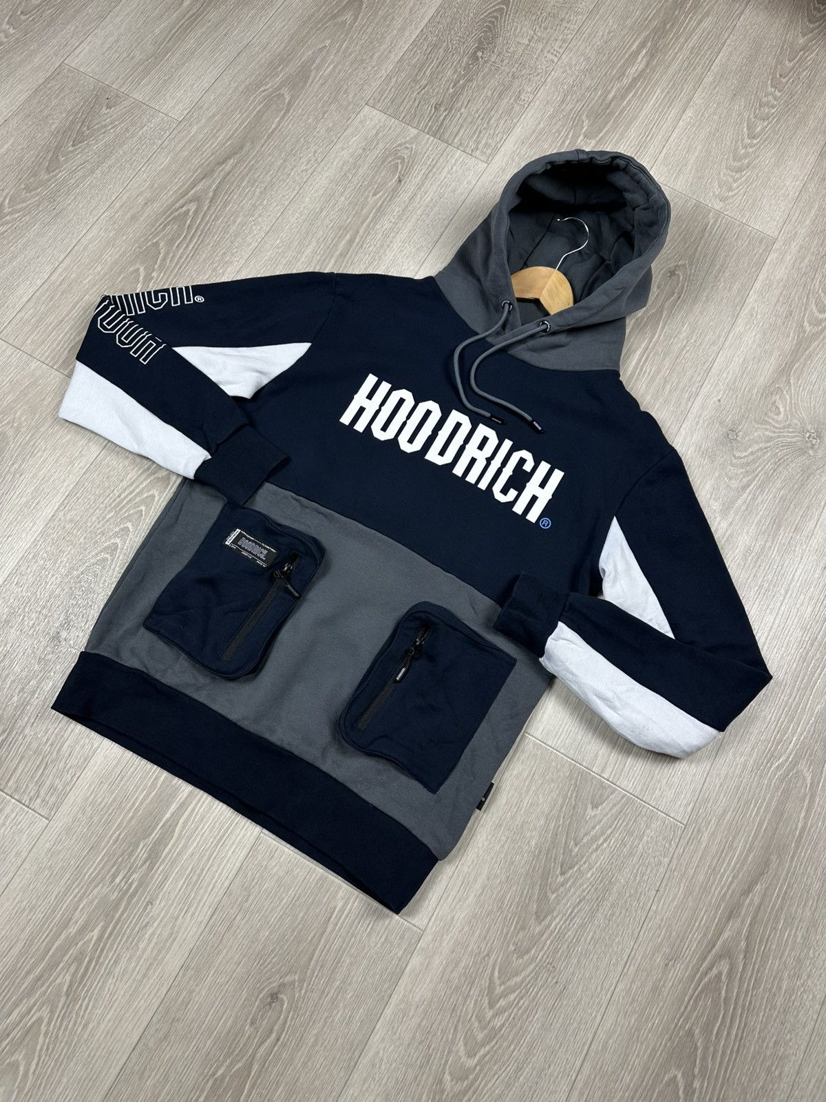 Hoodrich Hoodrich London Multi Pocket Big Logo Hoodie Drill SK8 Size US S / EU 44-46 / 1 - 3 Thumbnail