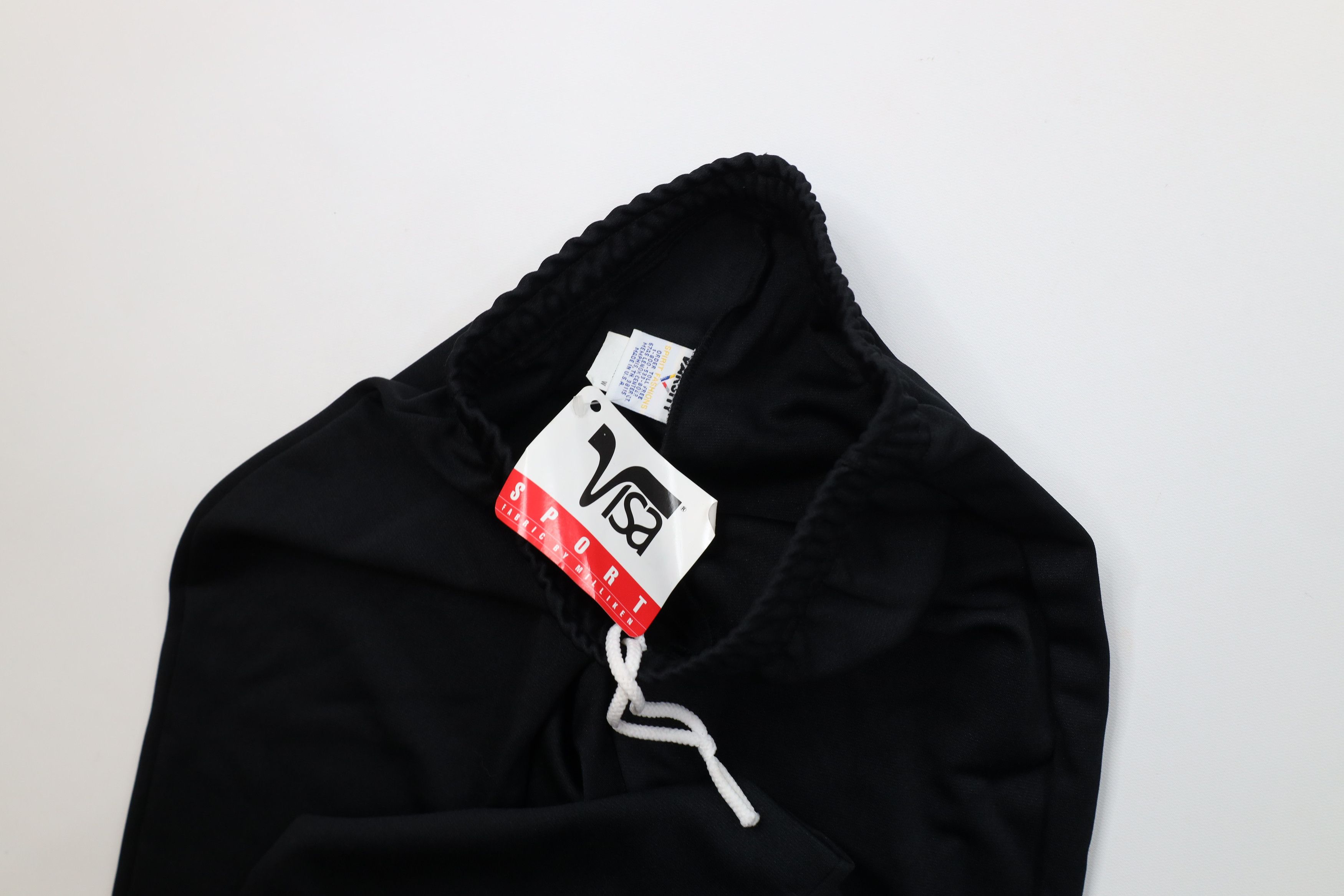 Vintage Deadstock Vintage 90s Streetwear Sweatpants Black USA Size 23" - 6 Thumbnail