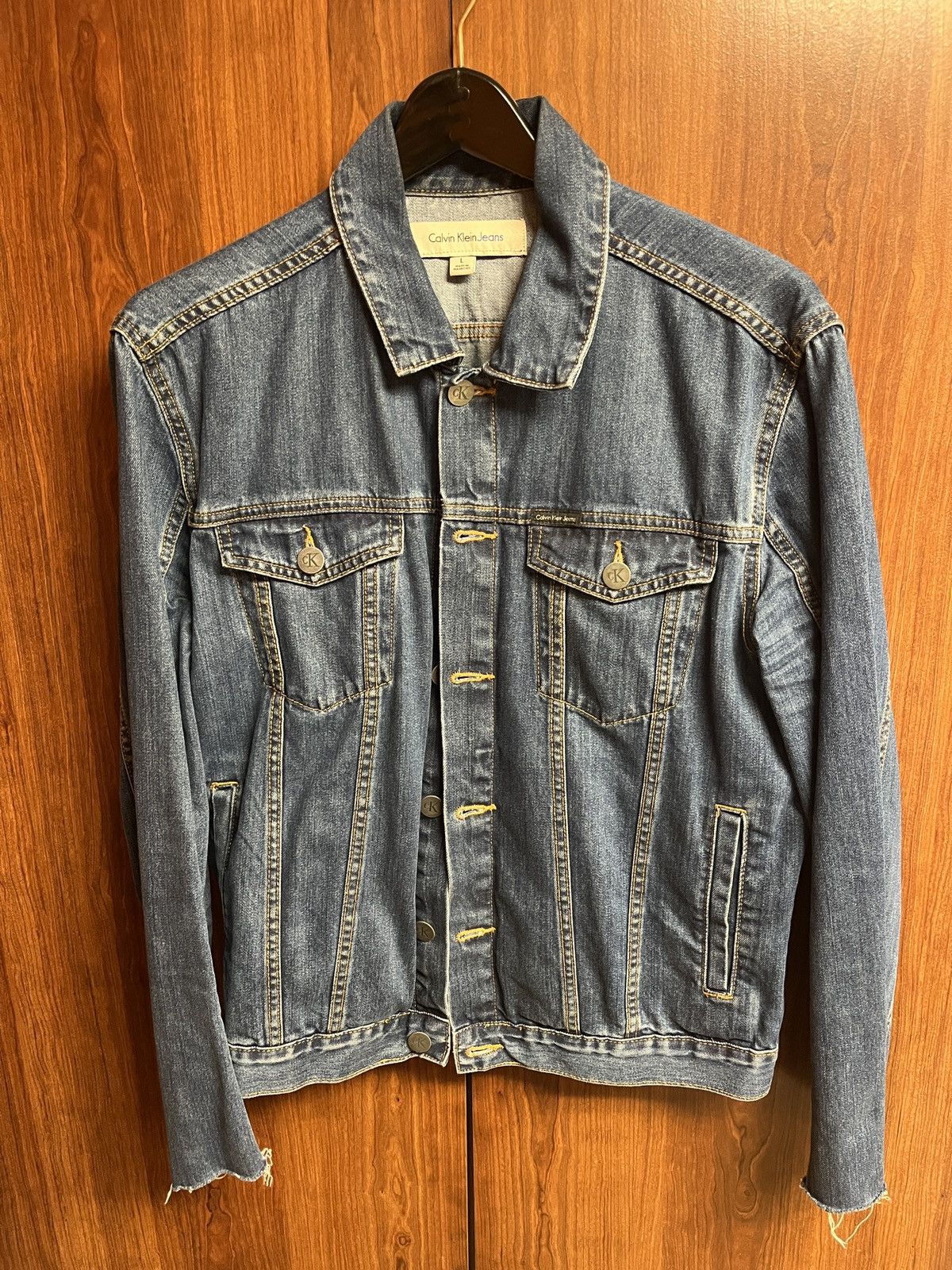 Calvin Klein trucker denim jacket large Size US L / EU 52-54 / 3 - 1 Thumbnail