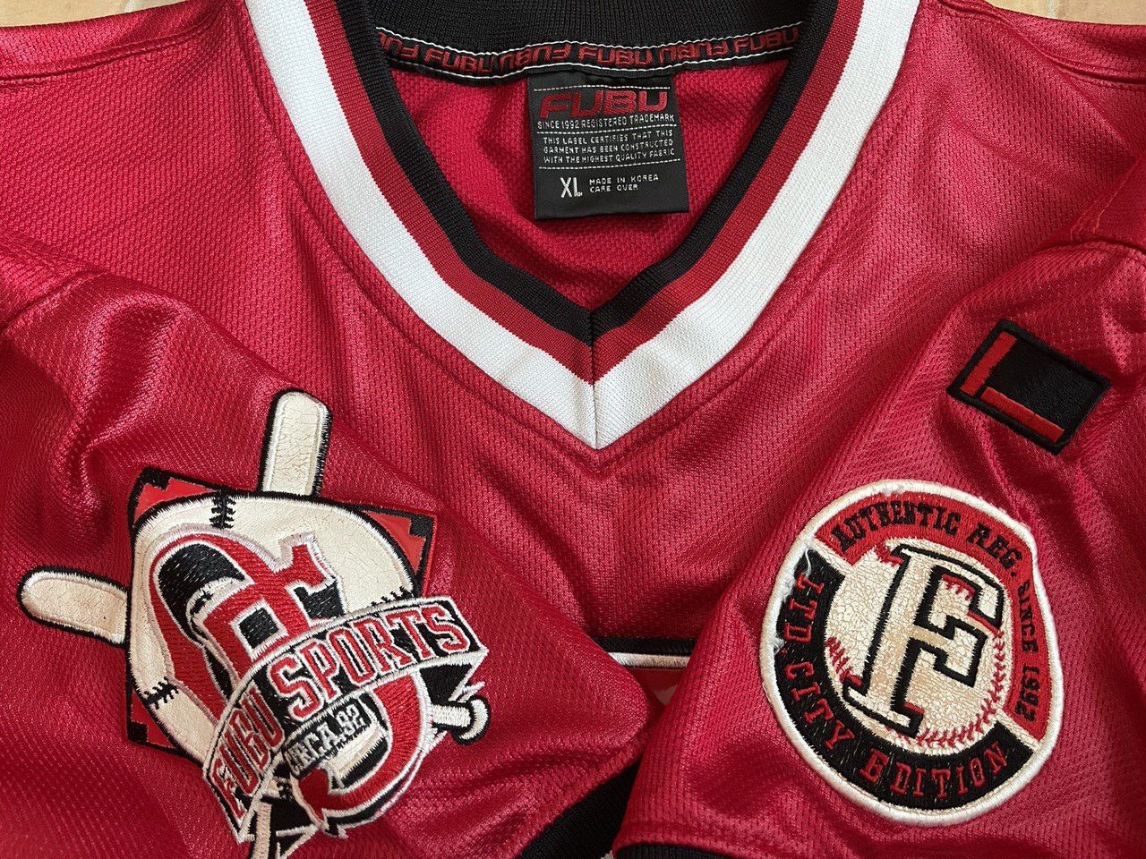 Fubu FUBU jersey, QUEENS t-shirt, vintage New York City Series XL Size US XL / EU 56 / 4 - 3 Thumbnail