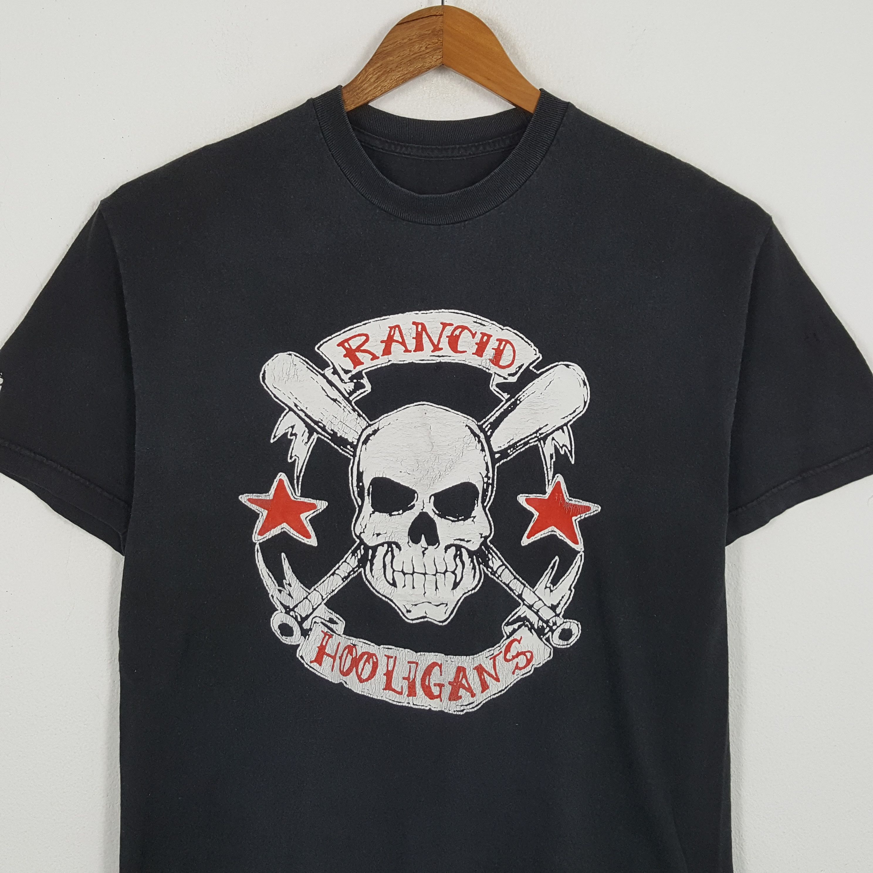 Band Tees × Vintage Vintage RANCID HOOLIGANS American Rock Band T-Shirts Size US L / EU 52-54 / 3 - 2 Thumbnail