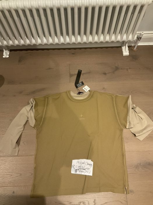 Supreme Supreme stone island L/S Top Tan | Grailed