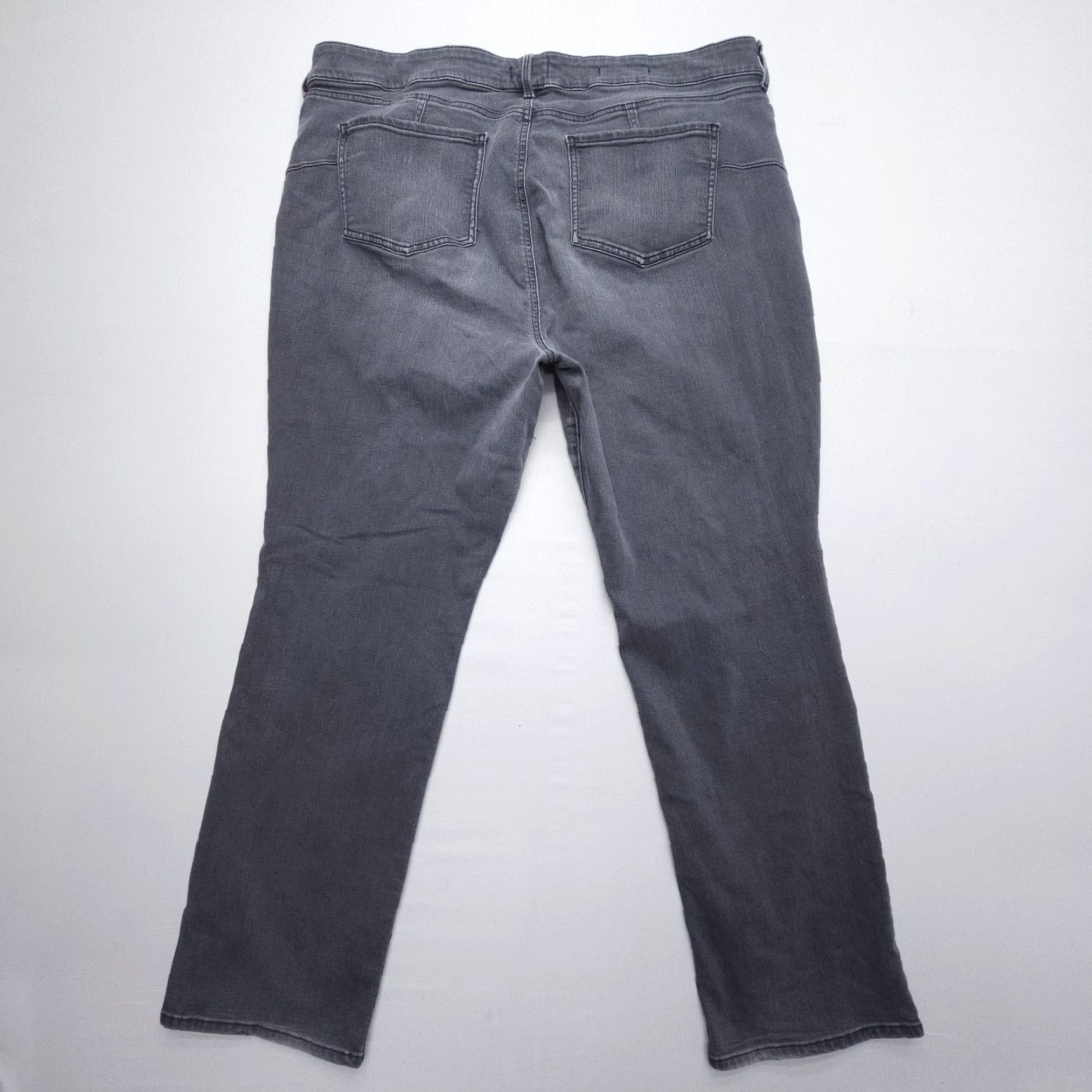 NYDJ NYDJ Marilyn Plus Size Jeans 20W Gray High Rise Stretch Denim Lift Tuck Womens Size 42" / US 20 - 2 Thumbnail