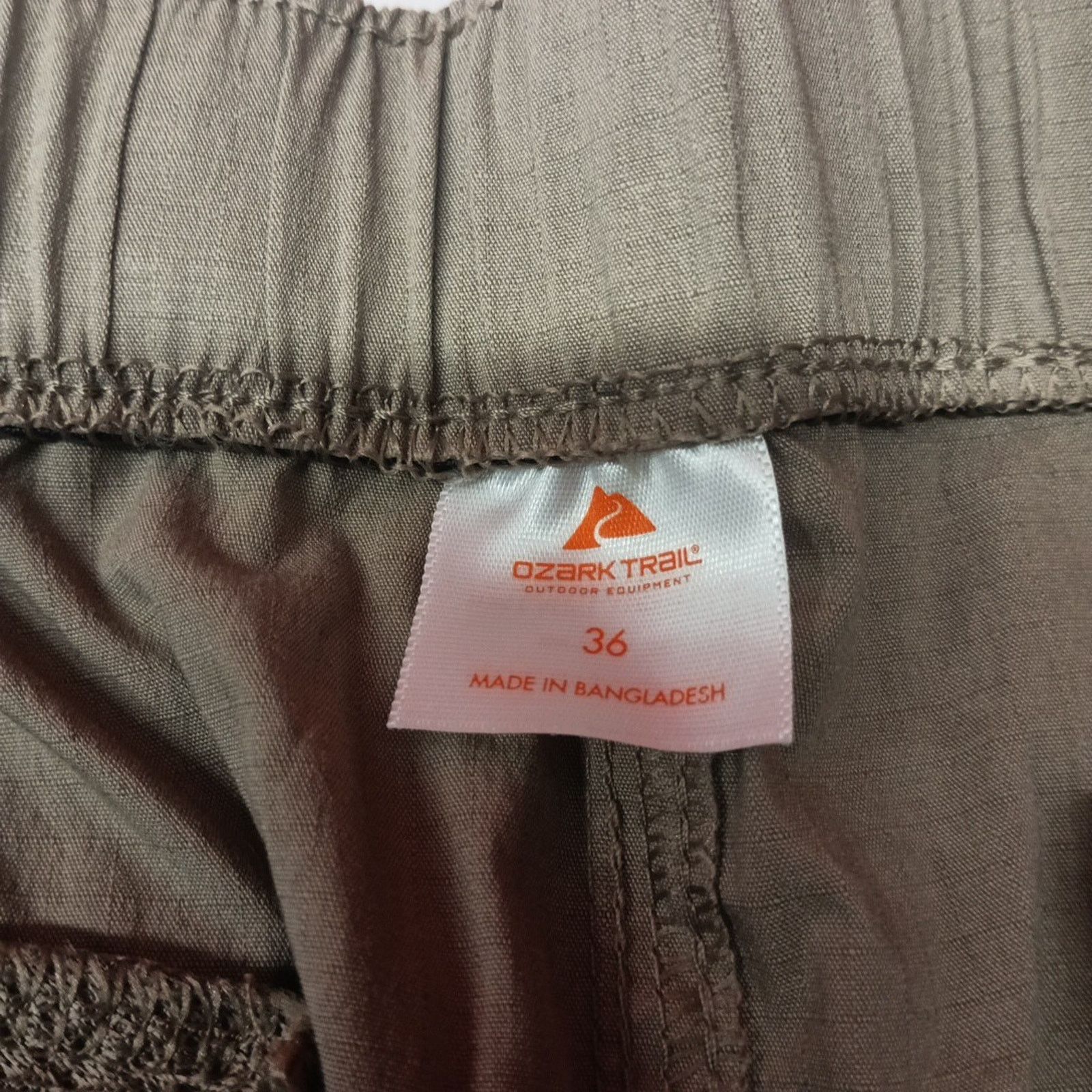 Other Ozark Trail Zip Off Convert Cargo Pants Men Size 36x30 Taupe Size US 36 / EU 52 - 8 Thumbnail