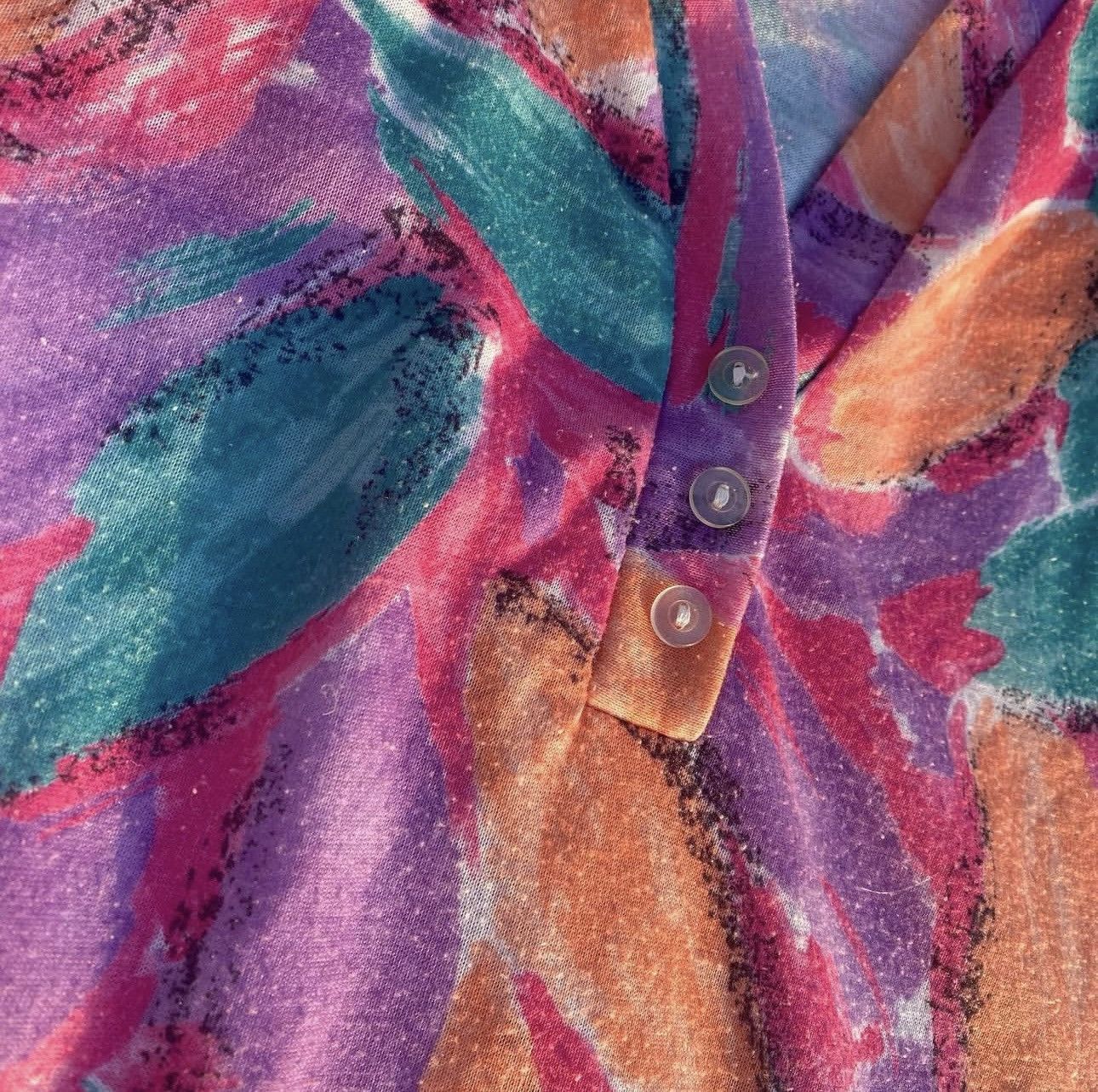Vintage Vintage 80s Bright Pastel Top Size M / US 6-8 / IT 42-44 - 2 Thumbnail