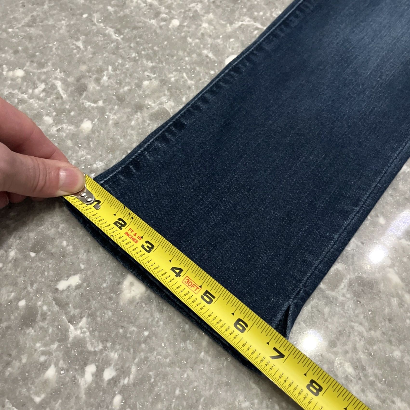 Vintage VINTAGE Exc Cond Judy Blue Jeans Womens 26 Skinny Capris Medium Blue 3/26 Size 26" / US 2 / IT 38 - 7 Thumbnail