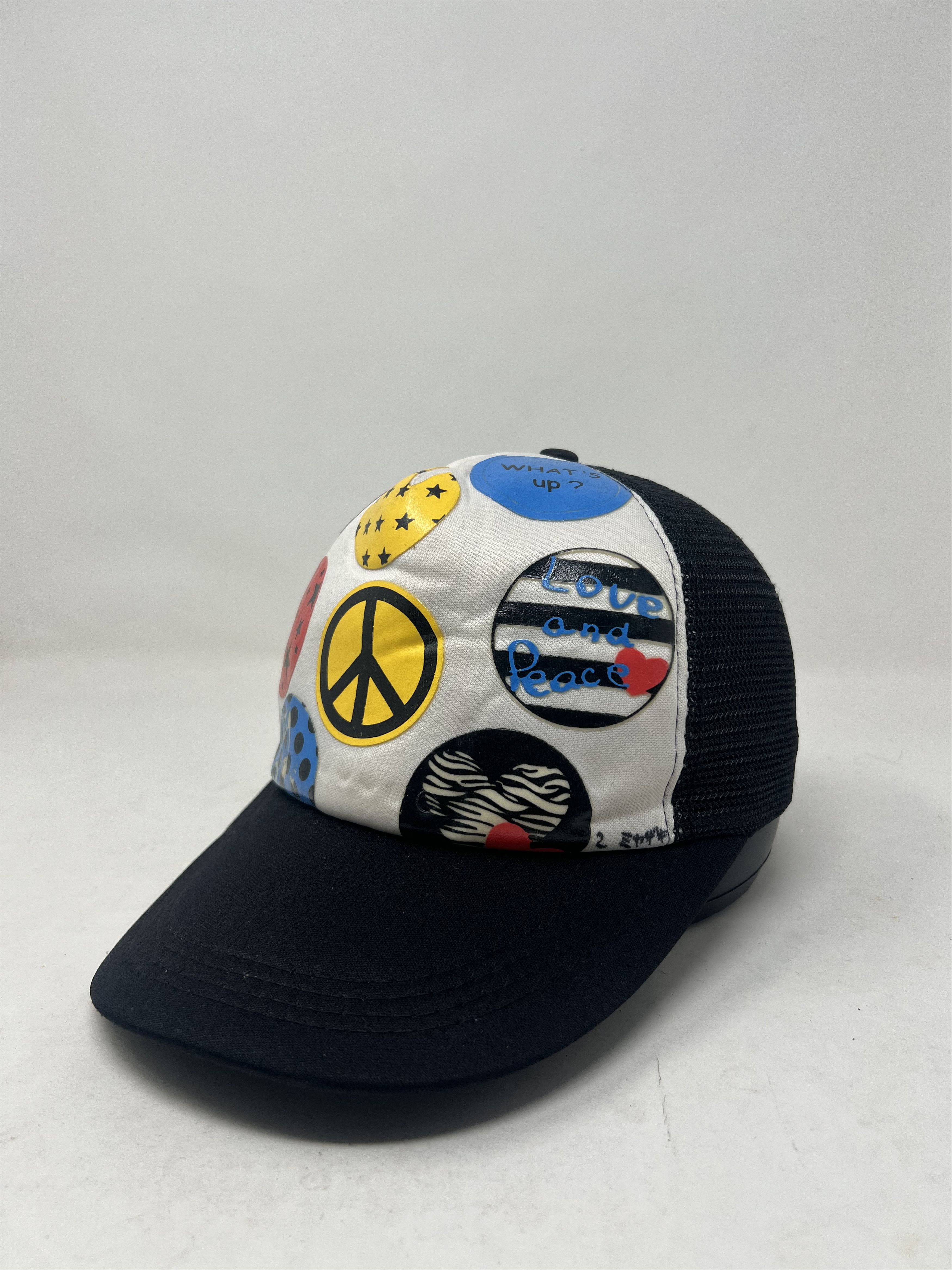 Hat Club Love and Peace Trucker Hat Size ONE SIZE - 1 Thumbnail