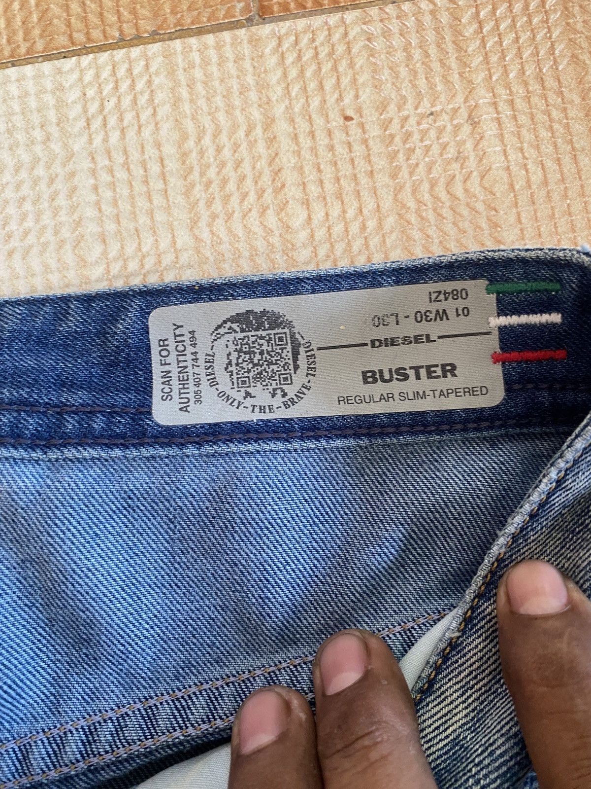 Diesel × Vintage Vintage diesel buster skiny denim Size US 30 / EU 46 - 8 Thumbnail