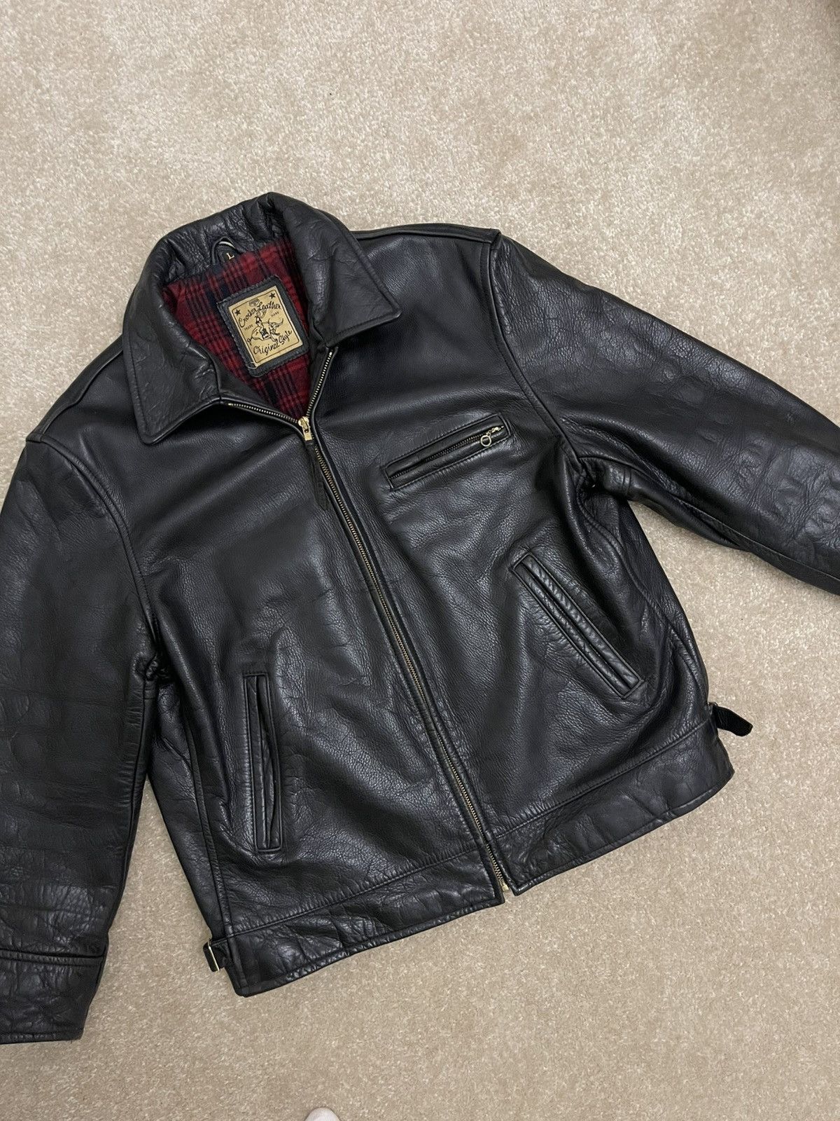 Other Crocker vintage leather jacket USA Size US L / EU 52-54 / 3 - 1 Thumbnail