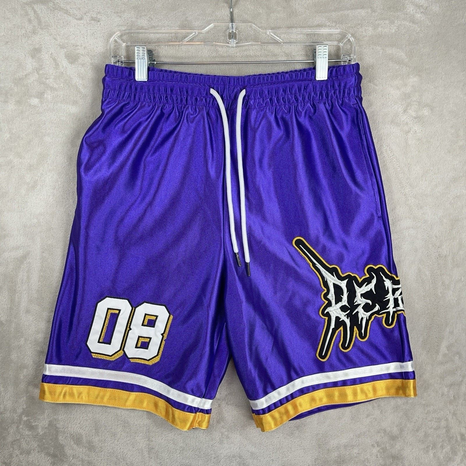 Other Rebel Vengeance Basketball Shorts Mens Small Lakers Colorway Size US 30 / EU 46 - 1 Thumbnail