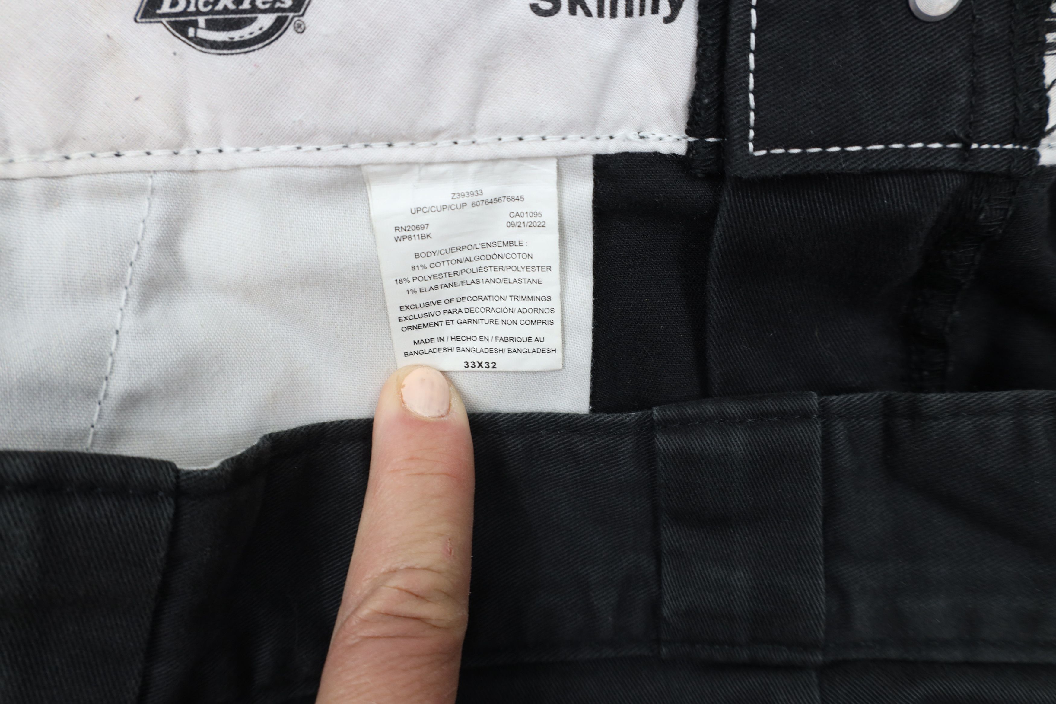 Dickies × Vintage Vintage Y2K Dickies Double Knee Skinny Straight Leg Pants Size US 33 - 9 Thumbnail