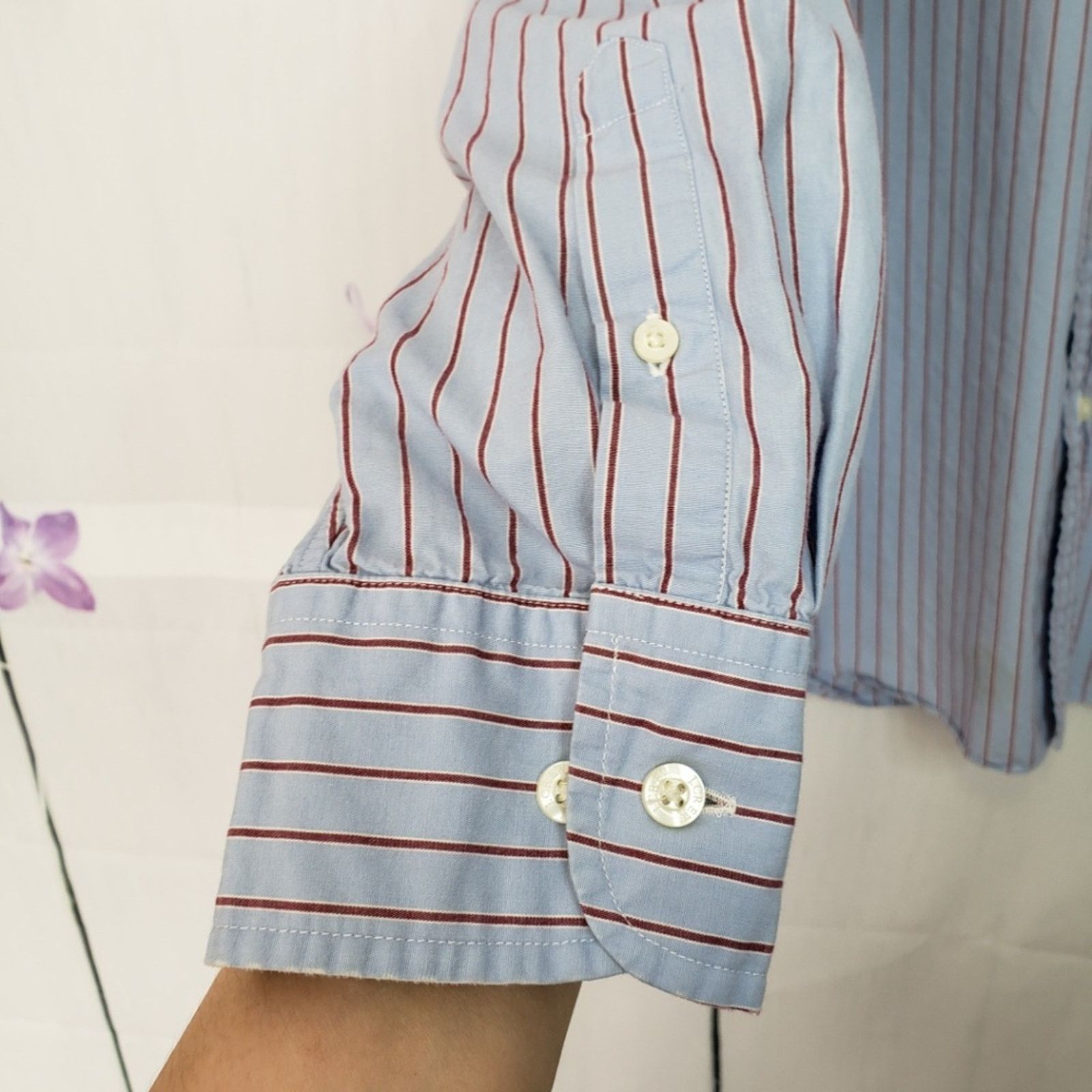 Other J Crew Blue Striped Button Casual Dress Shirt XL Size US XL / EU 56 / 4 - 3 Thumbnail
